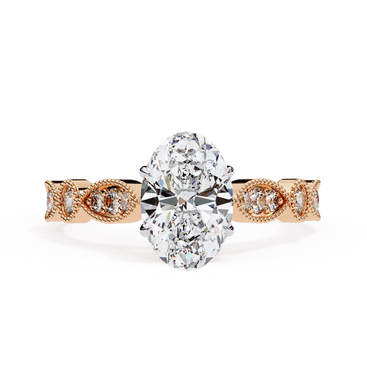 1.5 Carat Oval The One Solitaire Ring in Moissanite | House of Estara
