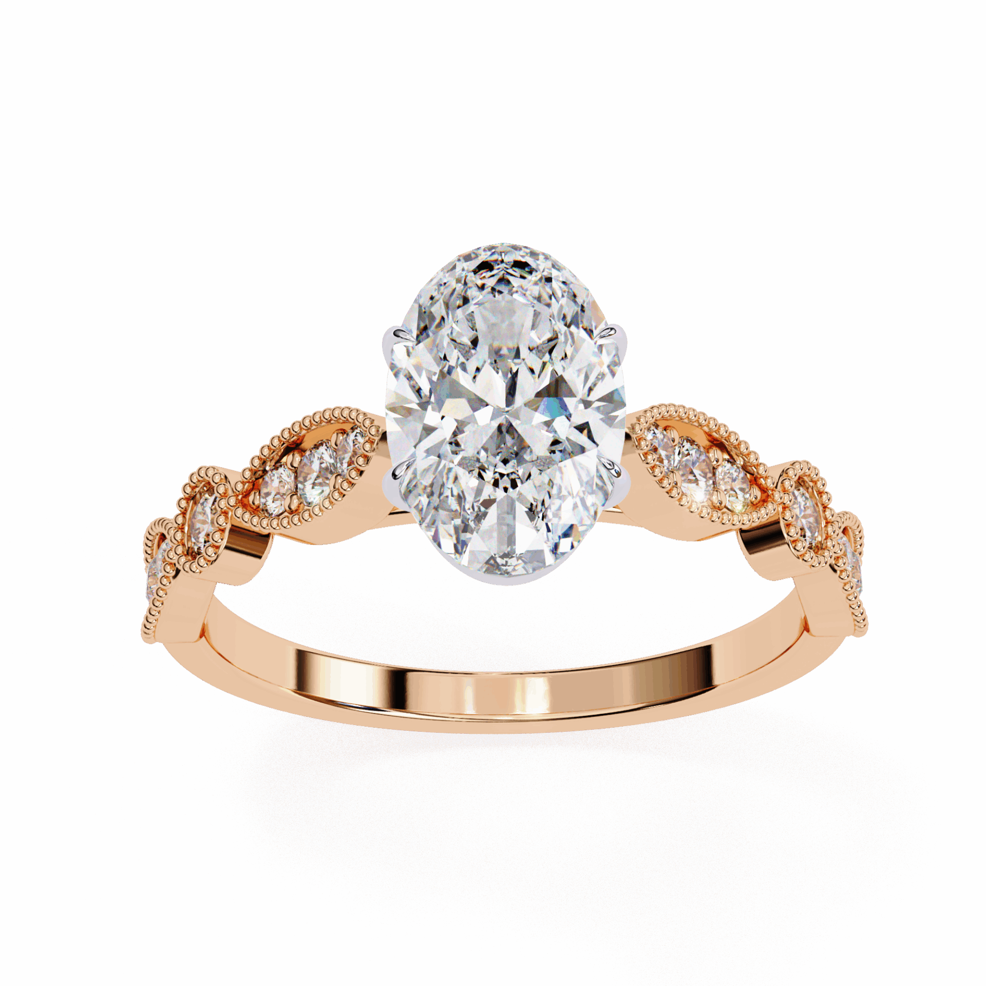 1.5 Carat Oval The One Solitaire Ring in Moissanite | House of Estara