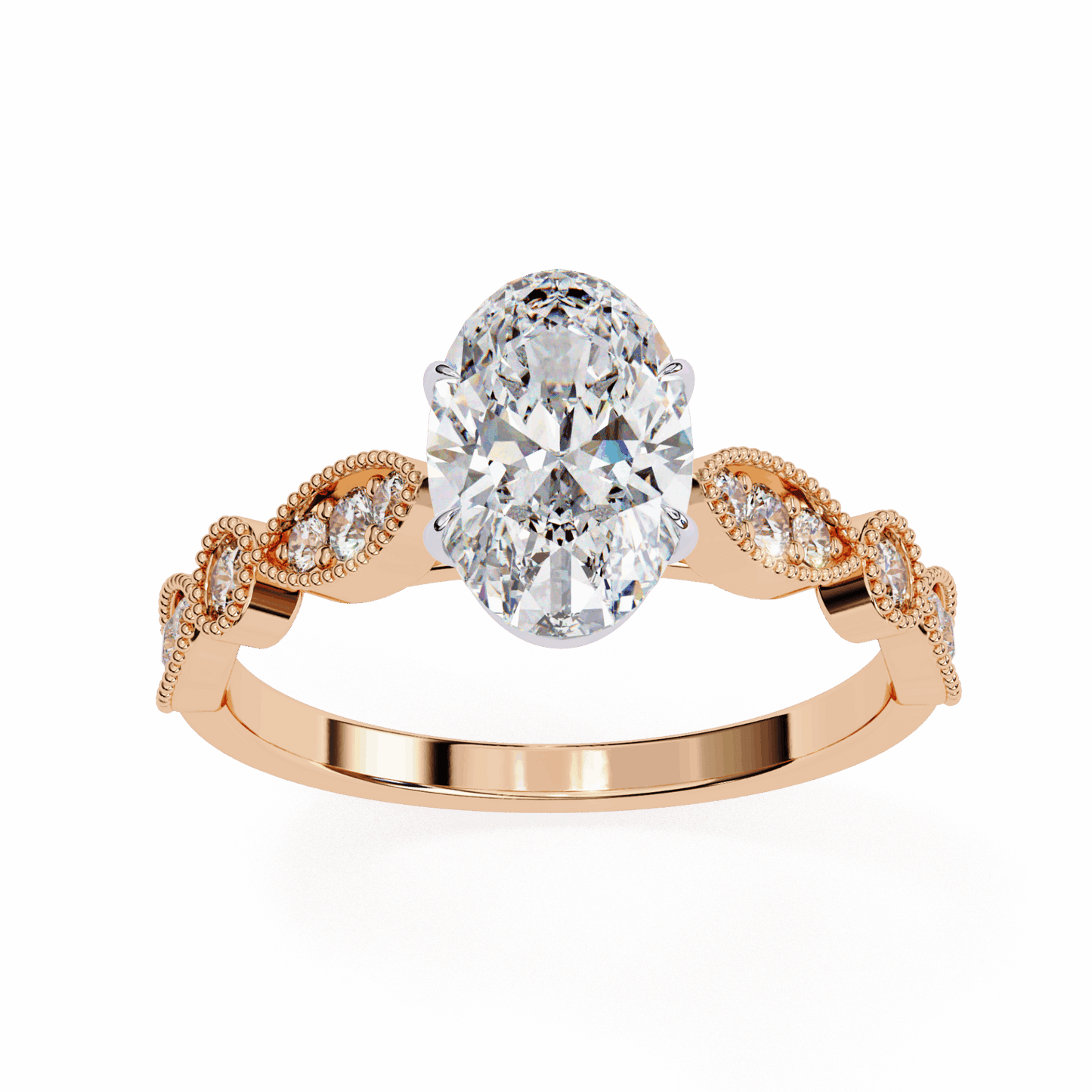 1.5 Carat Oval The One Solitaire Ring in Moissanite | House of Estara