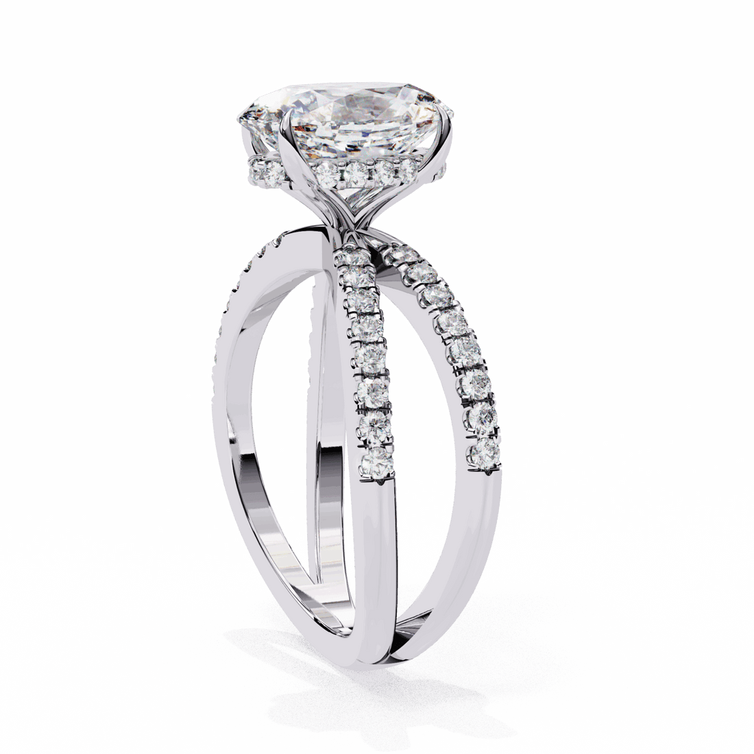 1.5 Carat Oval Eternal Spark Solitaire Ring in Moissanite | House of Estara
