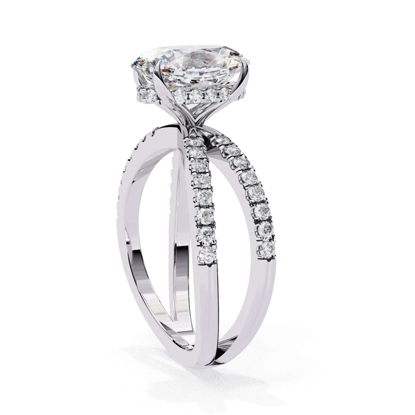 1.5 Carat Oval Eternal Spark Solitaire Ring in Moissanite | House of Estara