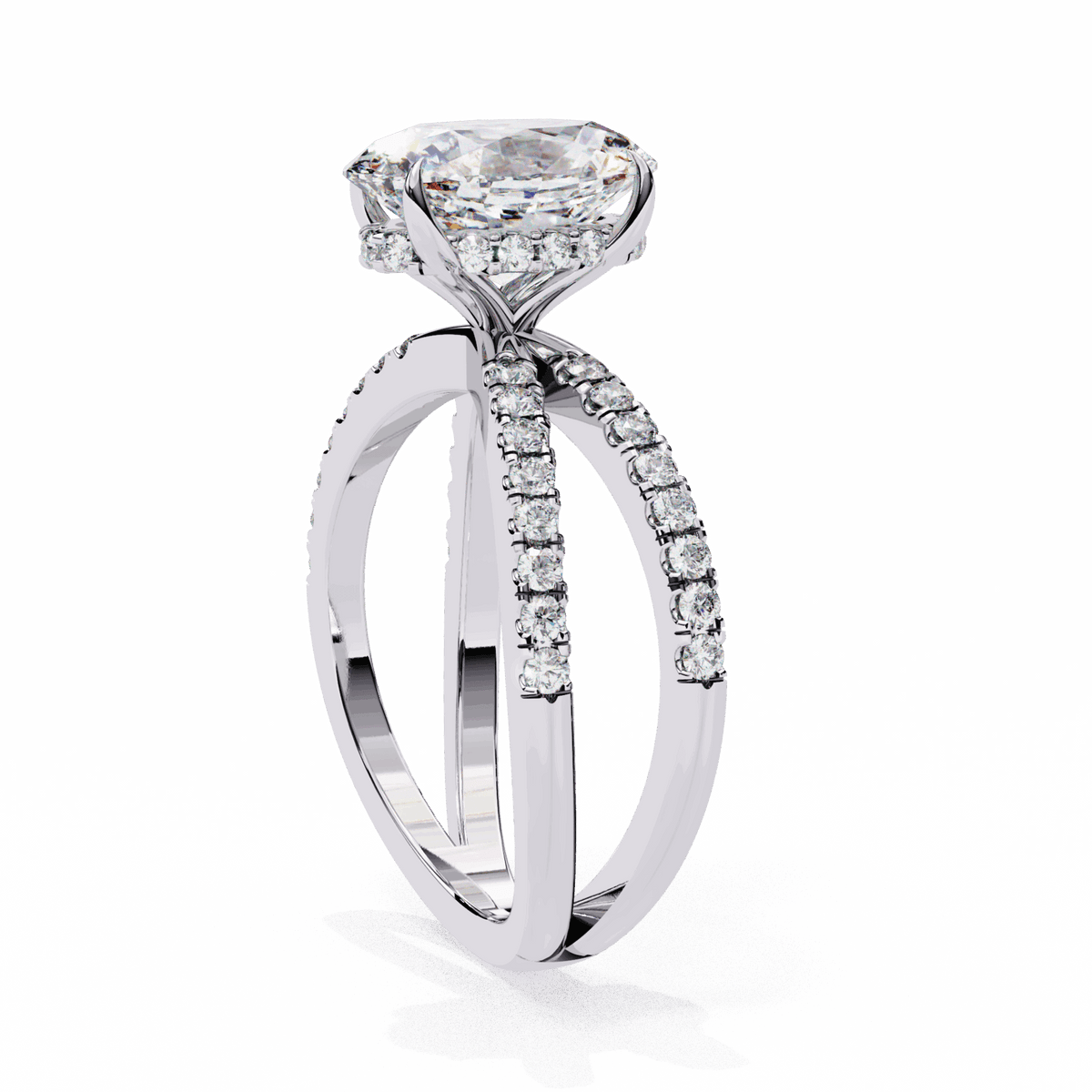 1.5 Carat Oval Eternal Spark Solitaire Ring in Moissanite | House of Estara