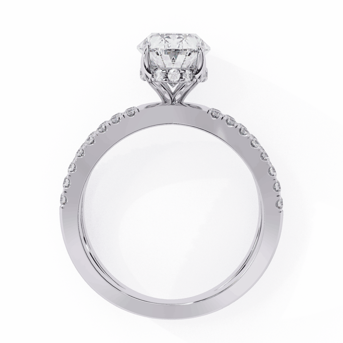 1.5 Carat Oval Eternal Spark Solitaire Ring in Moissanite | House of Estara