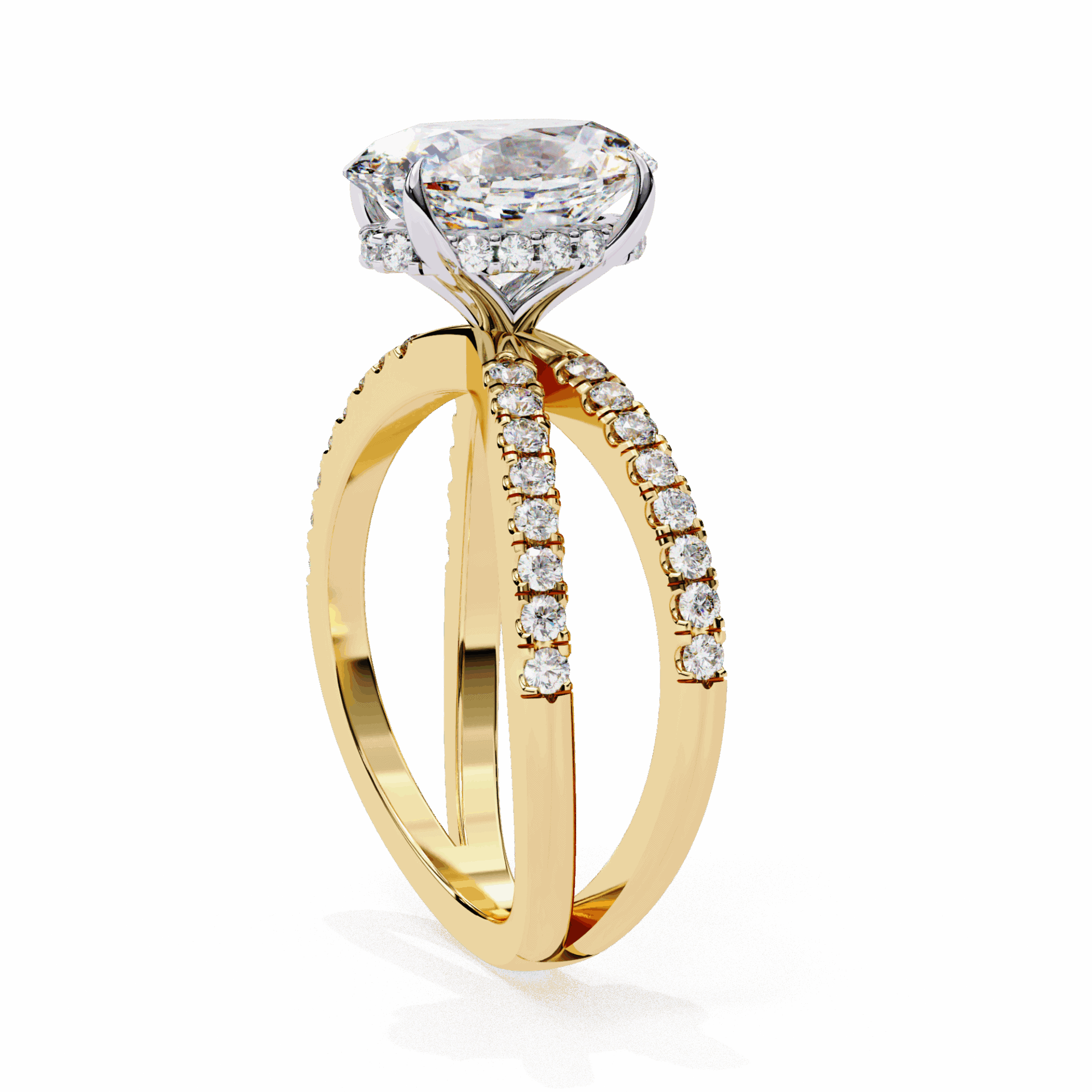 1.5 Carat Oval Eternal Spark Solitaire Ring in Moissanite | House of Estara