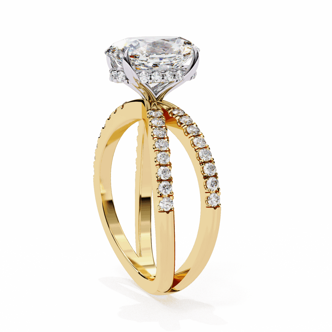 1.5 Carat Oval Eternal Spark Solitaire Ring in Moissanite | House of Estara