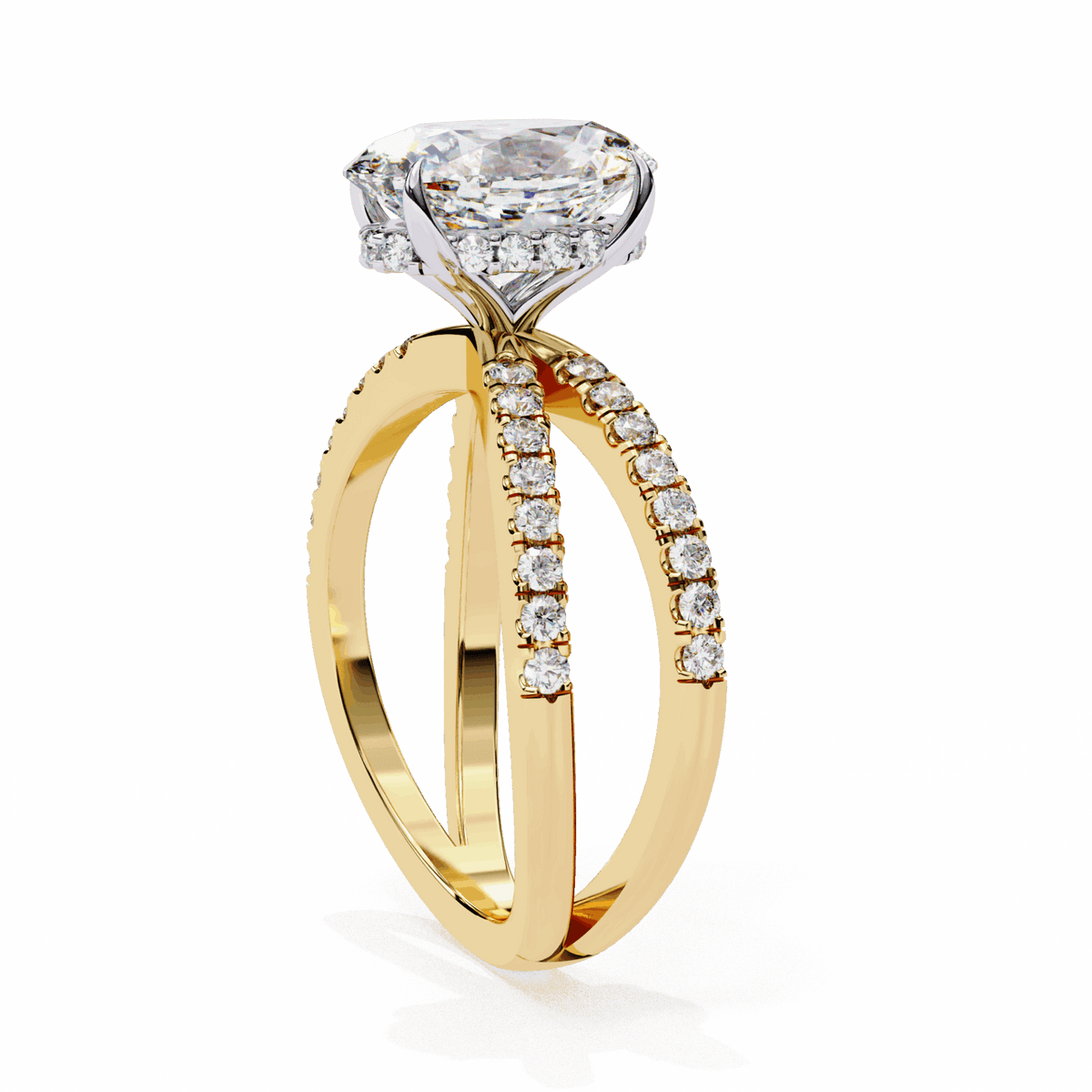 1.5 Carat Oval Eternal Spark Solitaire Ring in Moissanite | House of Estara