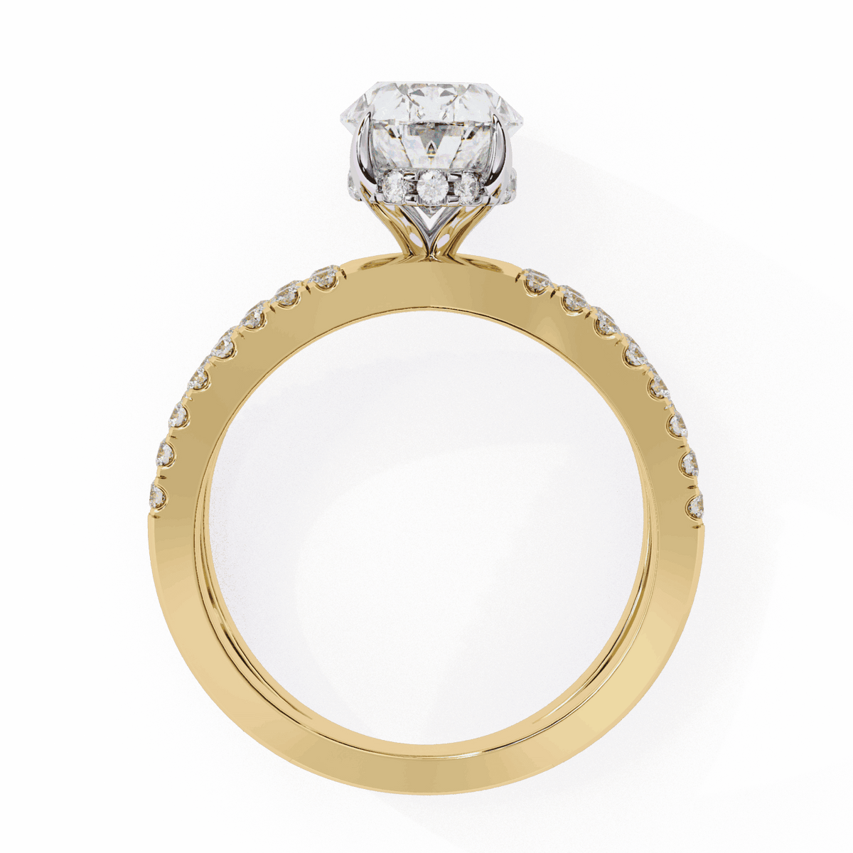 1.5 Carat Oval Eternal Spark Solitaire Ring in Moissanite | House of Estara