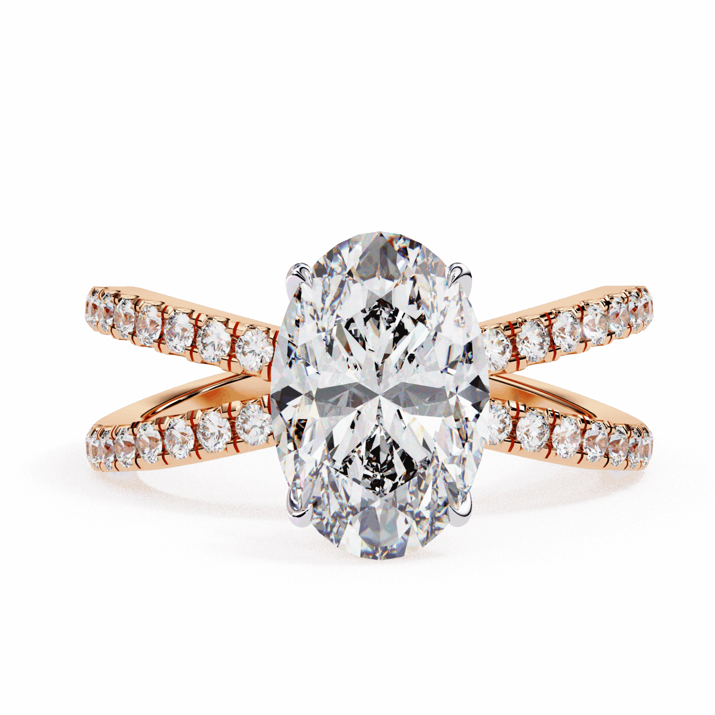 1.5 Carat Oval Eternal Spark Solitaire Ring in Moissanite | House of Estara