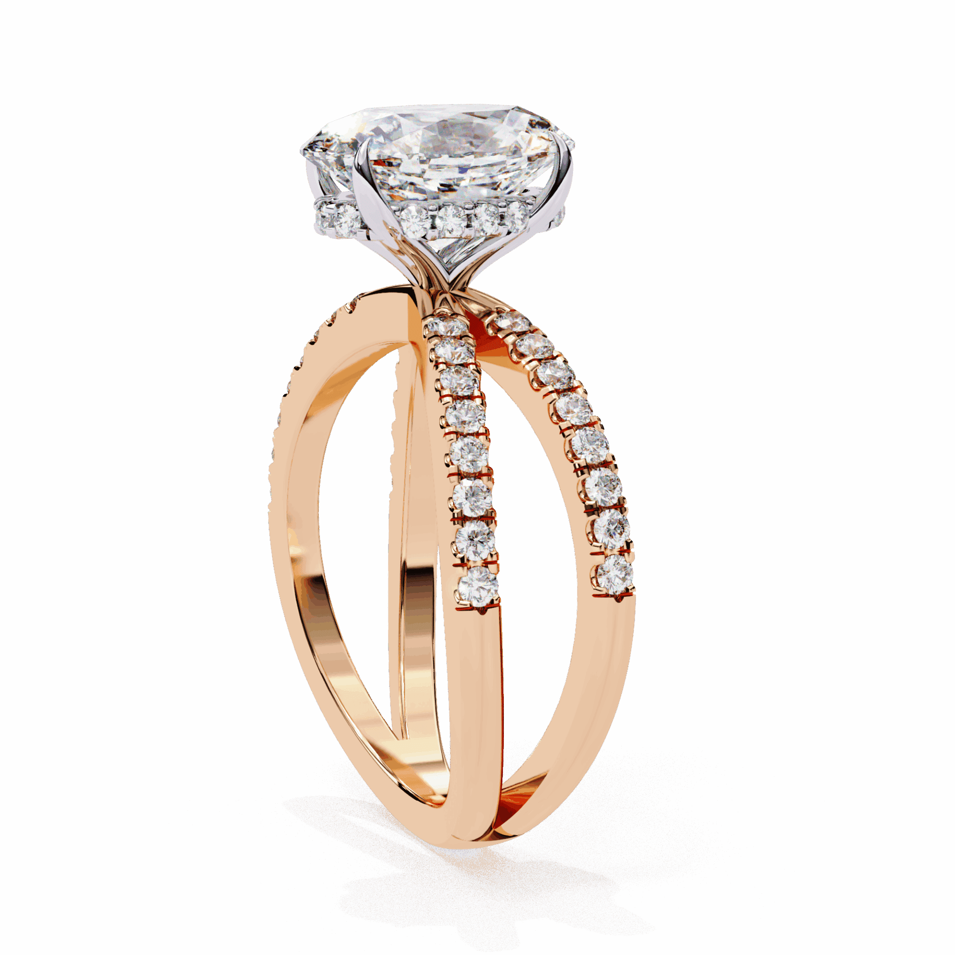 1.5 Carat Oval Eternal Spark Solitaire Ring in Moissanite | House of Estara