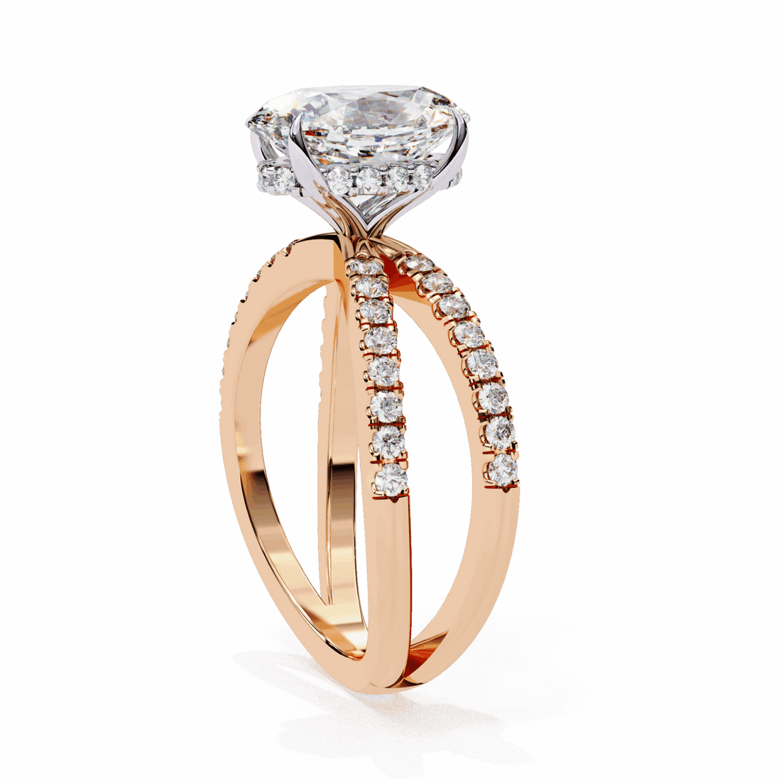 1.5 Carat Oval Eternal Spark Solitaire Ring in Moissanite | House of Estara