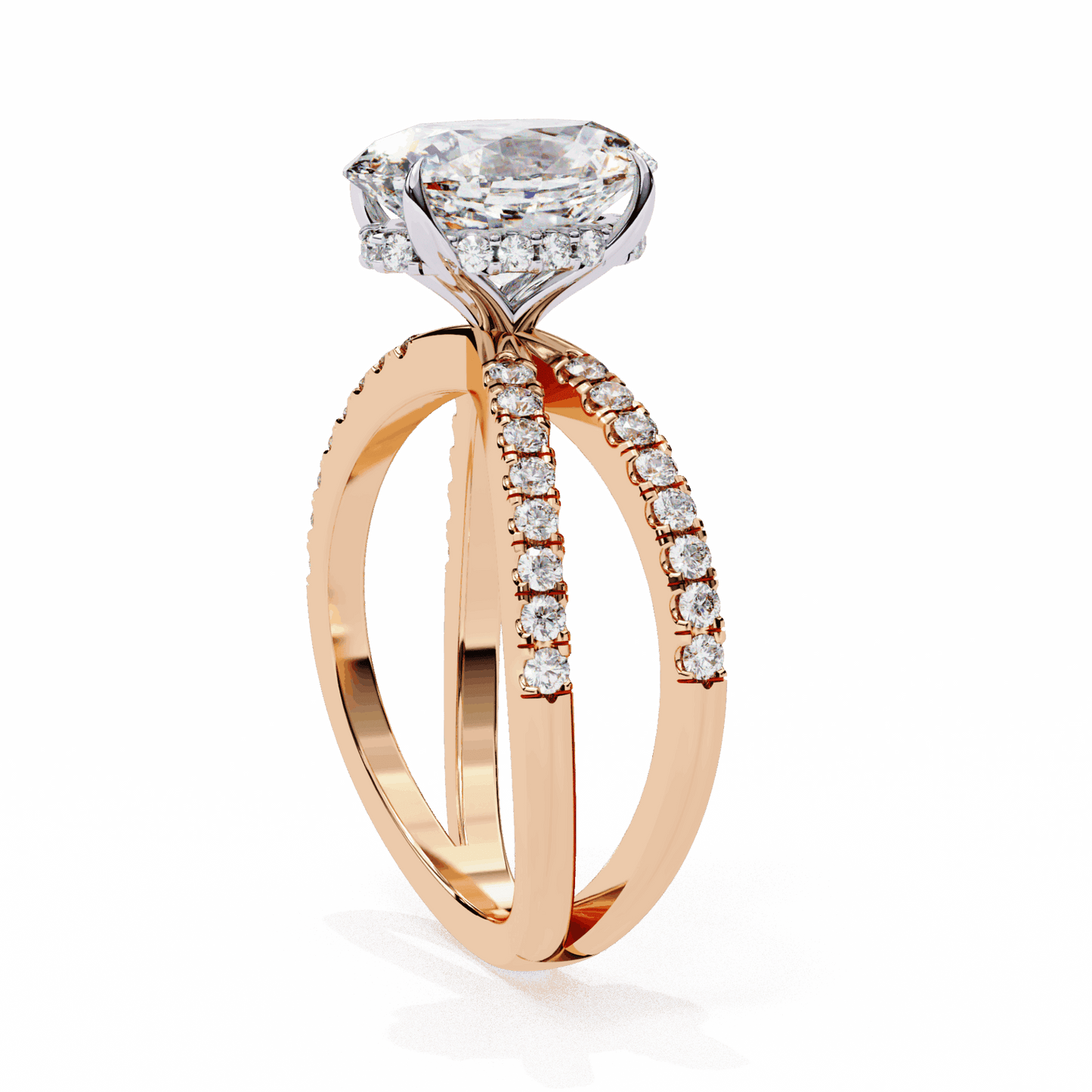 1.5 Carat Oval Eternal Spark Solitaire Ring in Moissanite | House of Estara