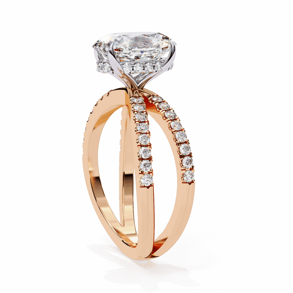 1.5 Carat Oval Eternal Spark Solitaire Ring in Moissanite | House of Estara