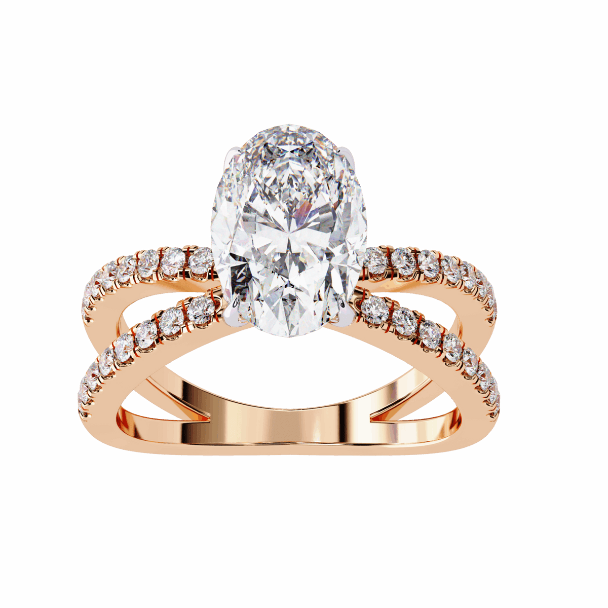 1.5 Carat Oval Eternal Spark Solitaire Ring in Moissanite | House of Estara