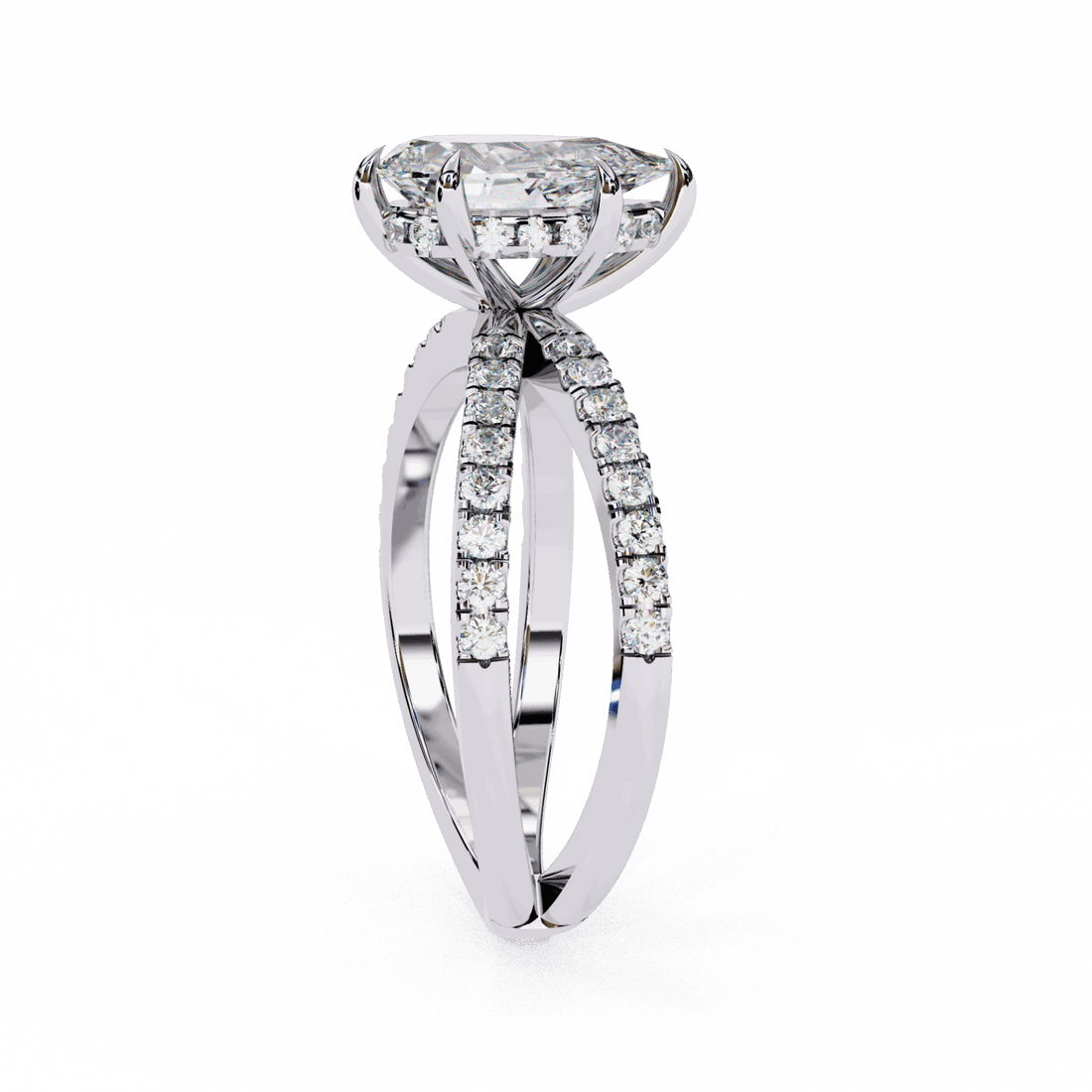 2.25 Carat Pear Eternal Spark Solitaire Ring in Moissanite | House of Estara