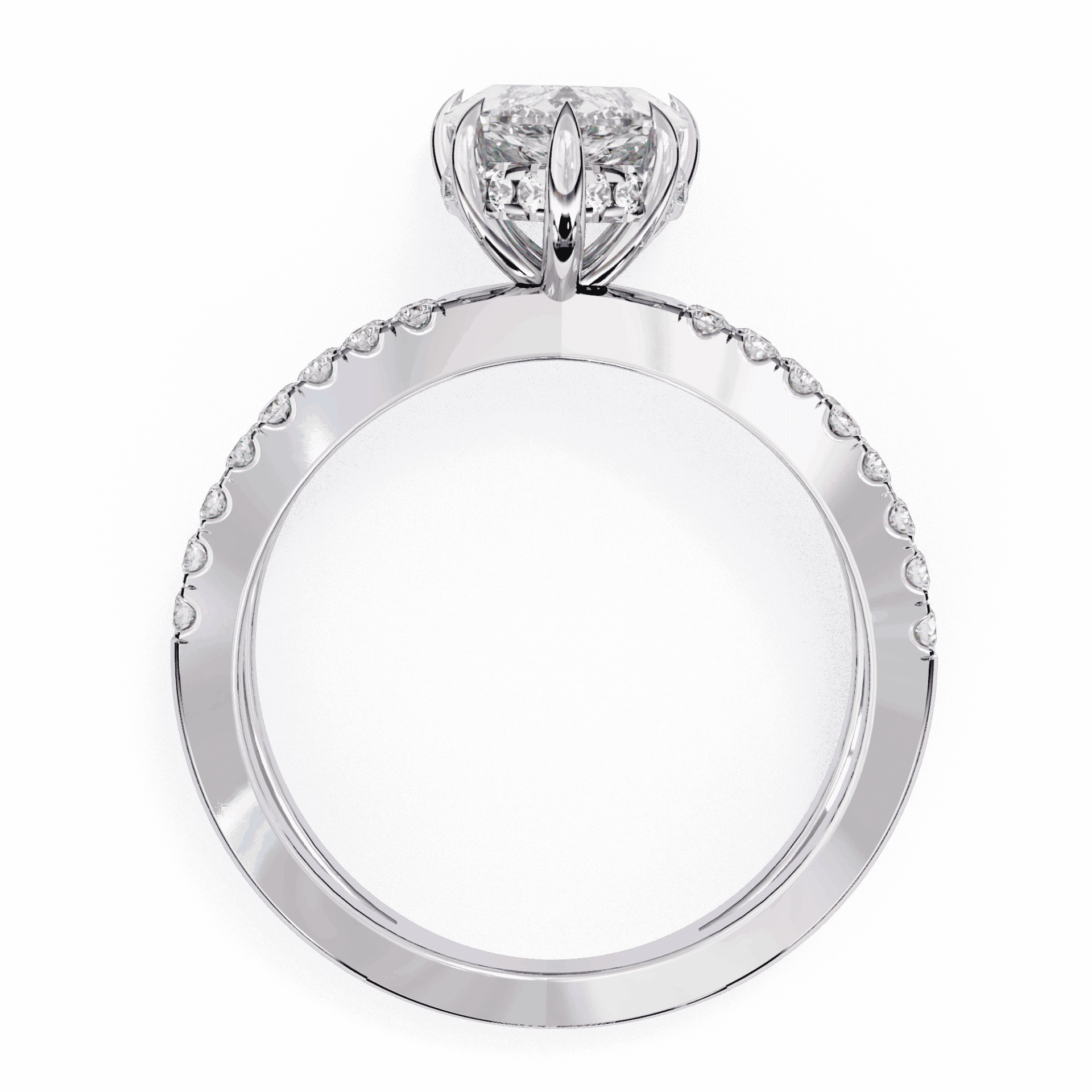 2.25 Carat Pear Eternal Spark Solitaire Ring in Moissanite | House of Estara