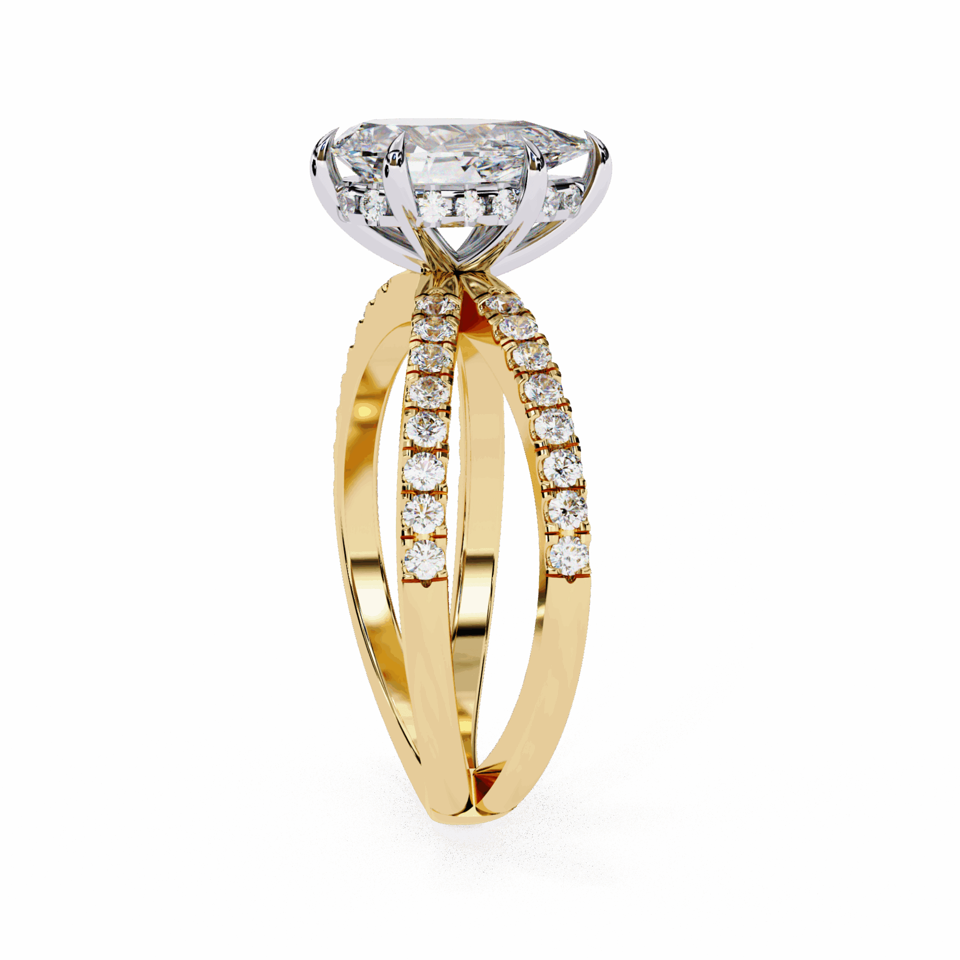 2.25 Carat Pear Eternal Spark Solitaire Ring in Moissanite | House of Estara