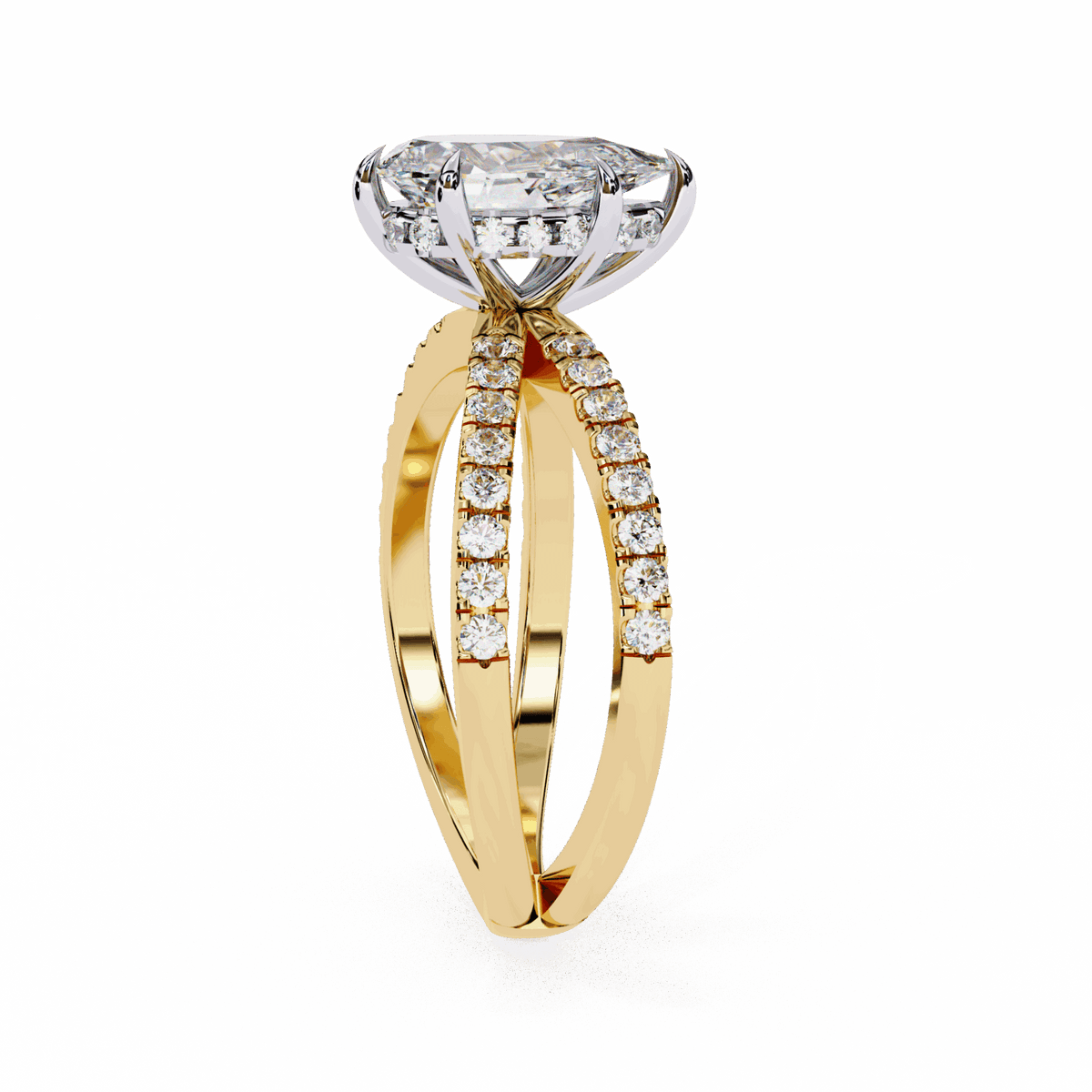 2.25 Carat Pear Eternal Spark Solitaire Ring in Moissanite | House of Estara