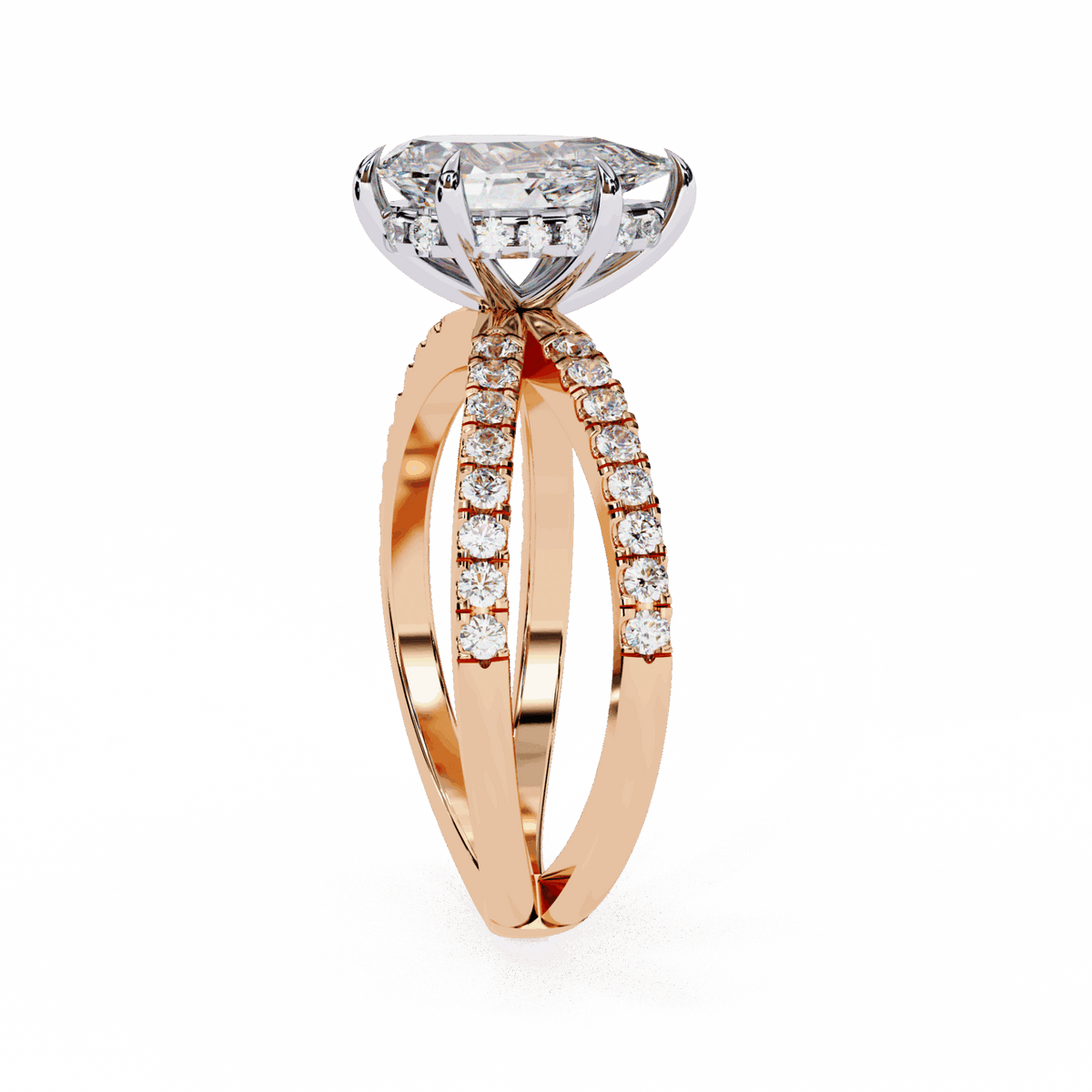 2.25 Carat Pear Eternal Spark Solitaire Ring in Moissanite | House of Estara