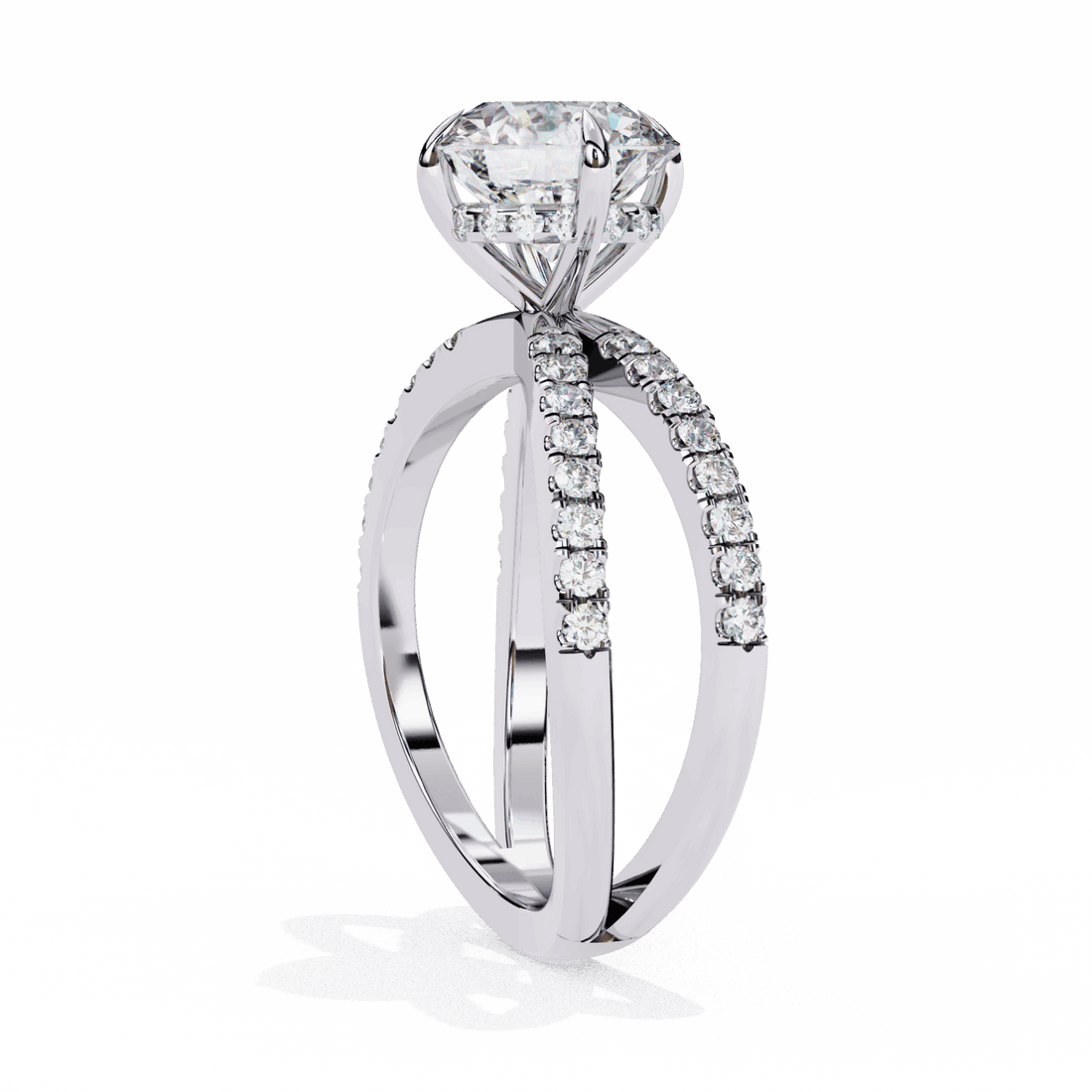2.75 Carat Round Eternal Spark Solitaire Ring in Moissanite | House of Estara