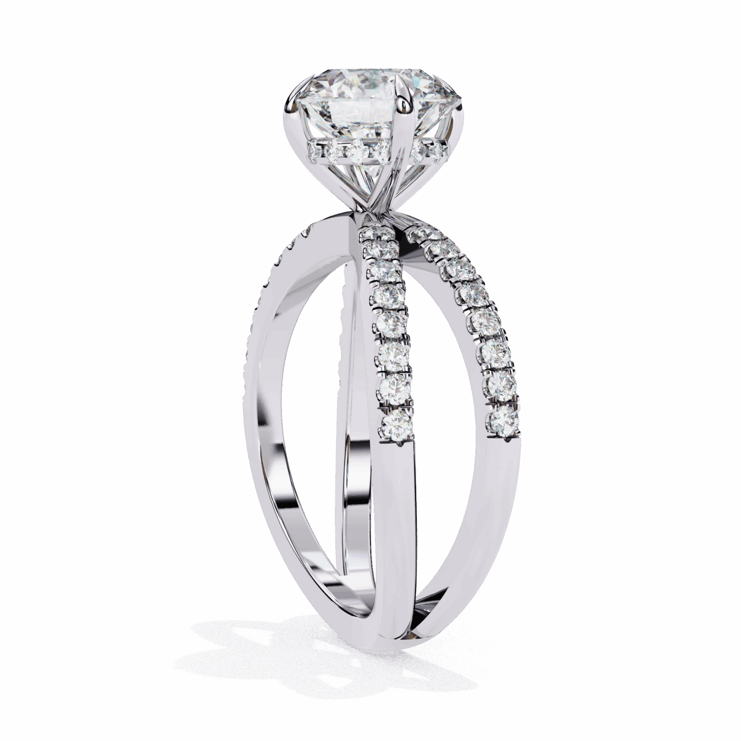 2.75 Carat Round Eternal Spark Solitaire Ring in Moissanite | House of Estara