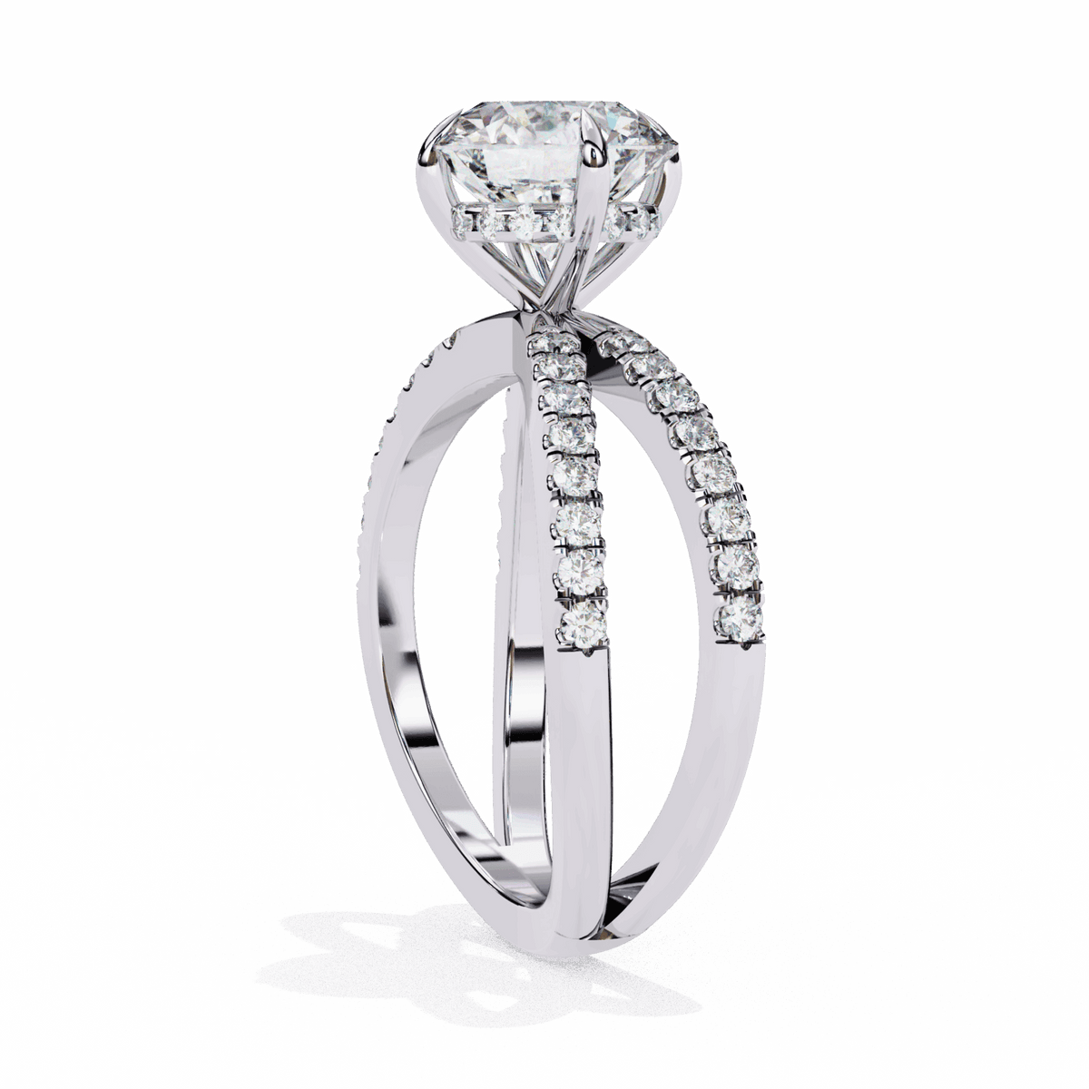 2.75 Carat Round Eternal Spark Solitaire Ring in Moissanite | House of Estara