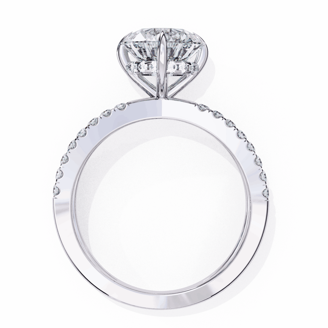 2.75 Carat Round Eternal Spark Solitaire Ring in Moissanite | House of Estara
