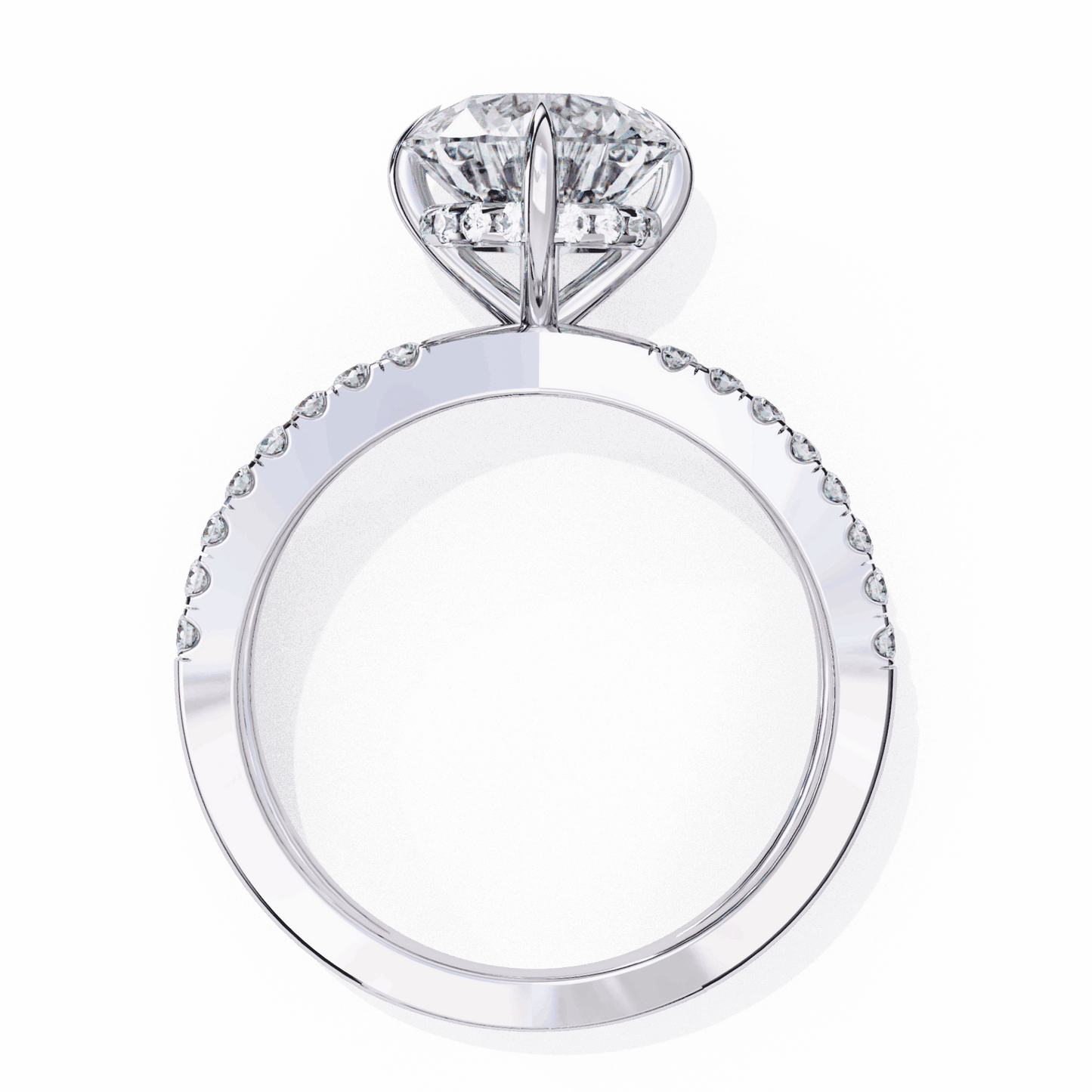 2.75 Carat Round Eternal Spark Solitaire Ring in Moissanite | House of Estara