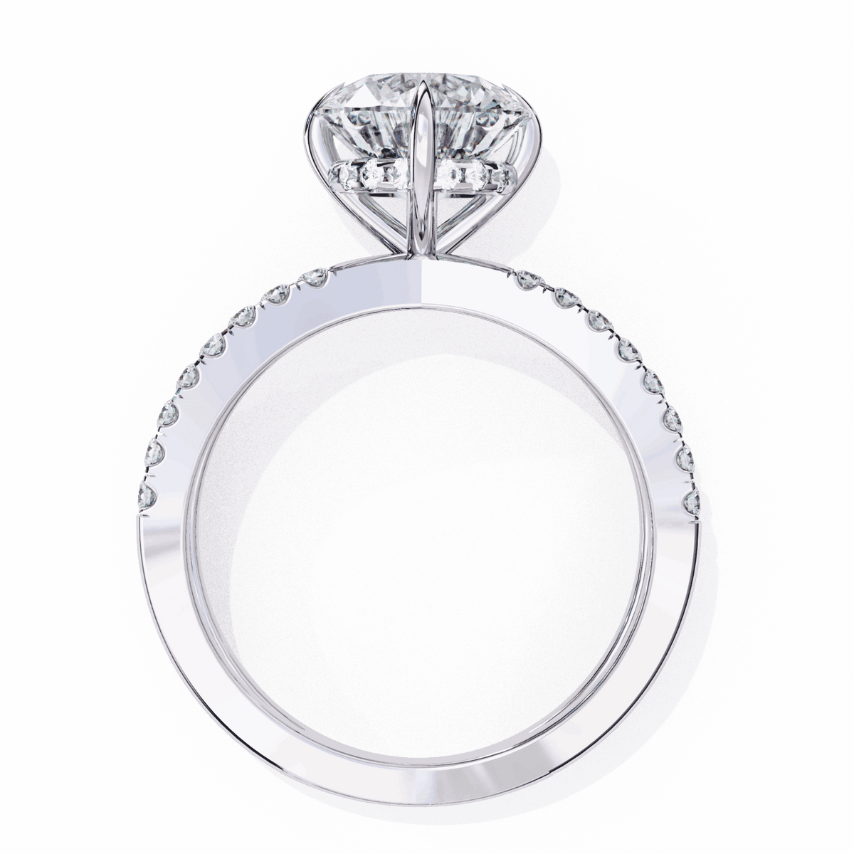 2.75 Carat Round Eternal Spark Solitaire Ring in Moissanite | House of Estara