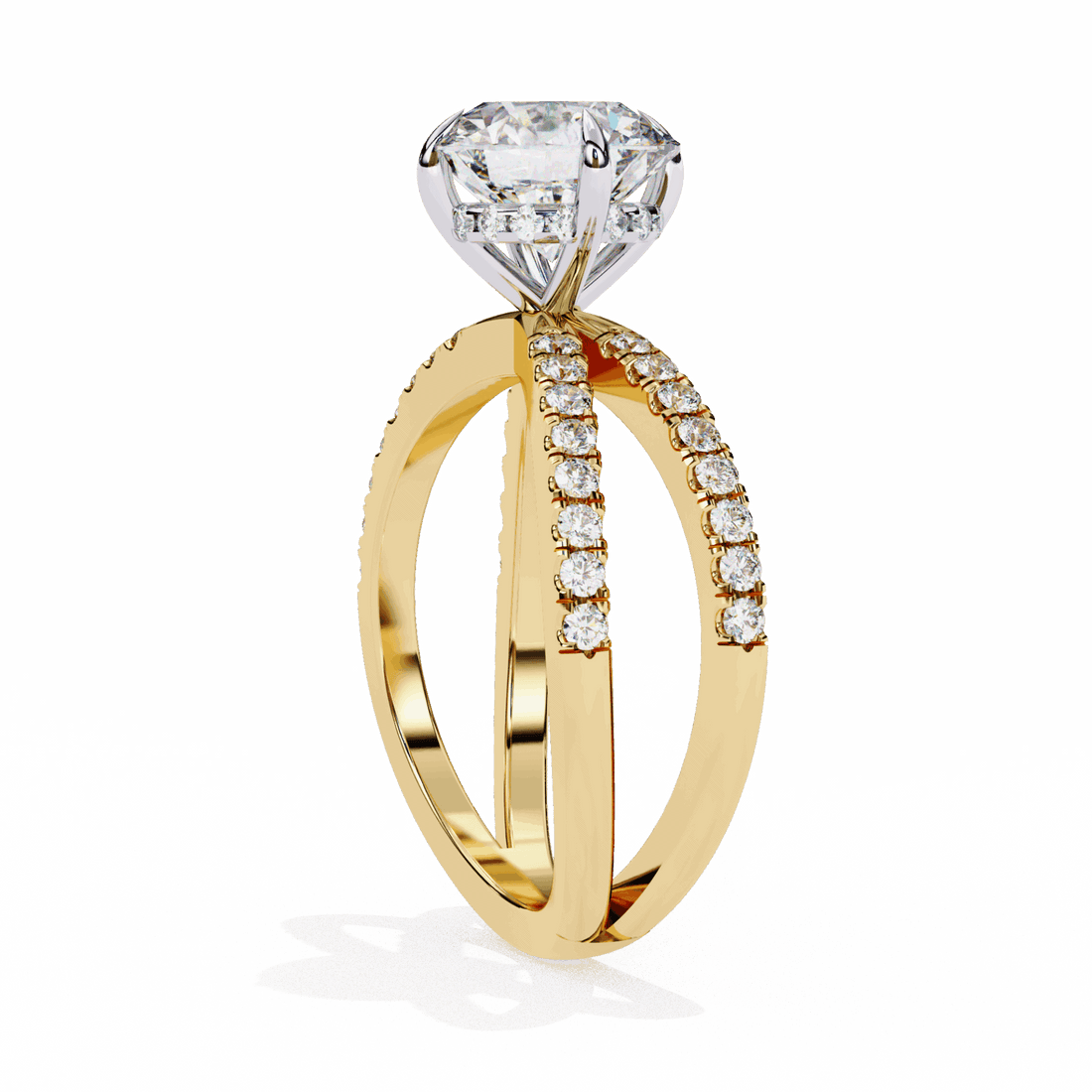 2.75 Carat Round Eternal Spark Solitaire Ring in Moissanite | House of Estara