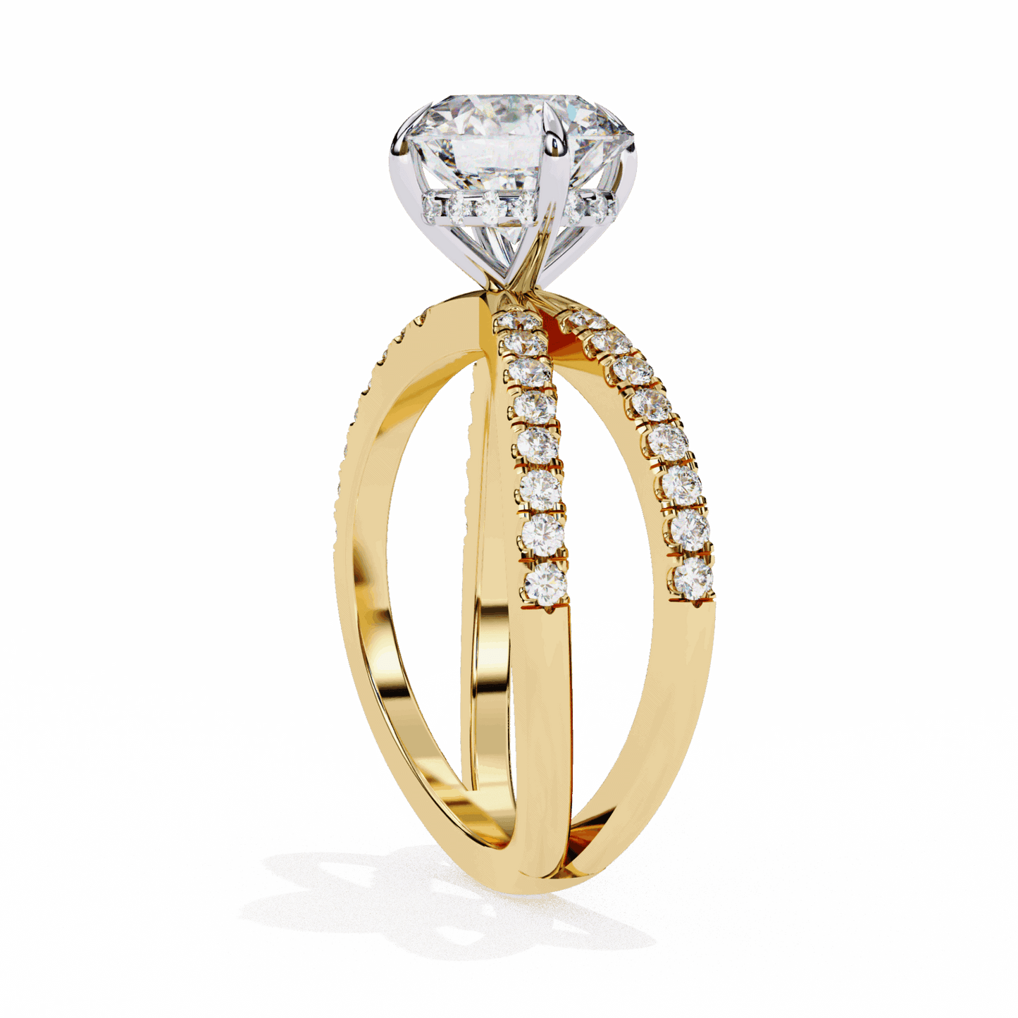 2.75 Carat Round Eternal Spark Solitaire Ring in Moissanite | House of Estara