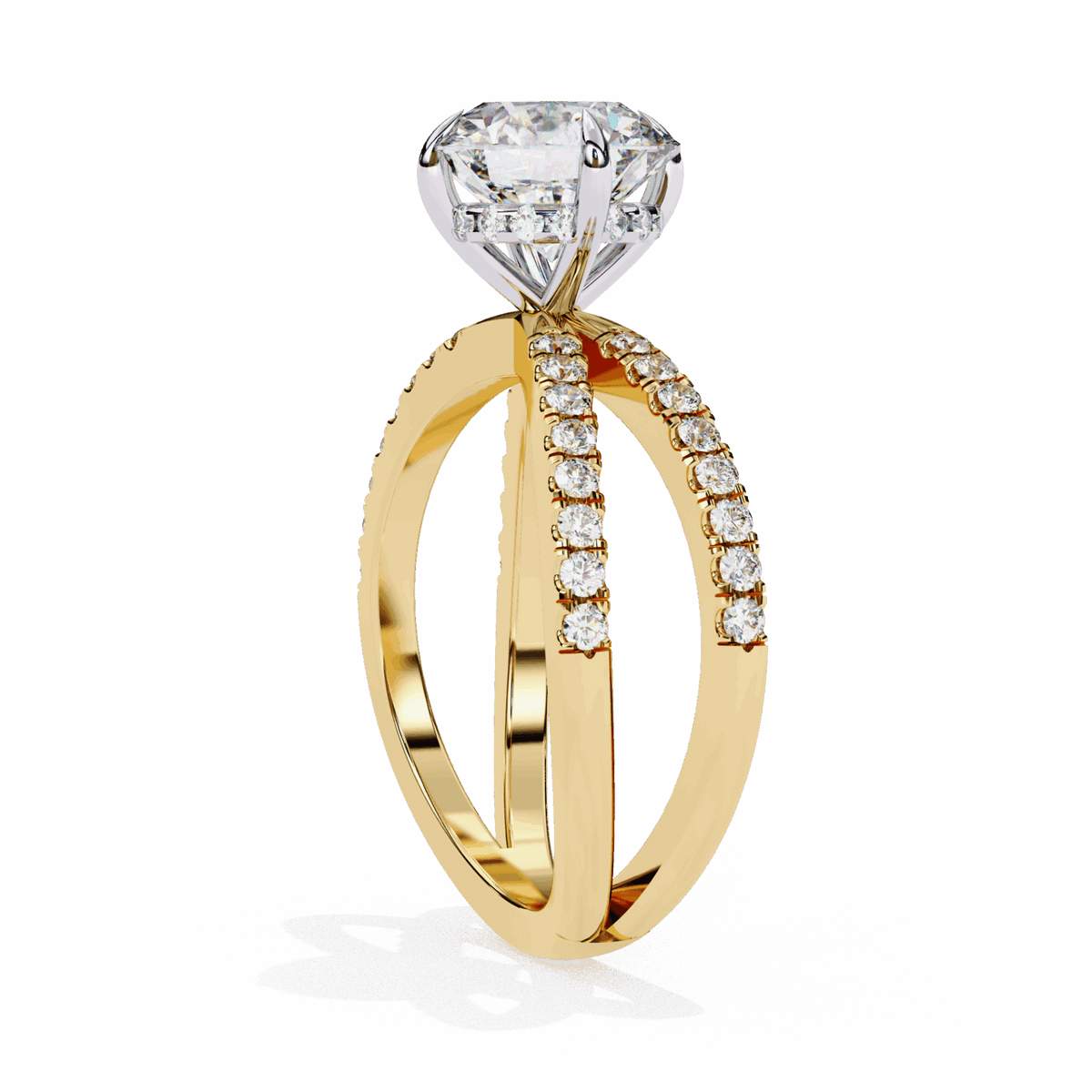 2.75 Carat Round Eternal Spark Solitaire Ring in Moissanite | House of Estara