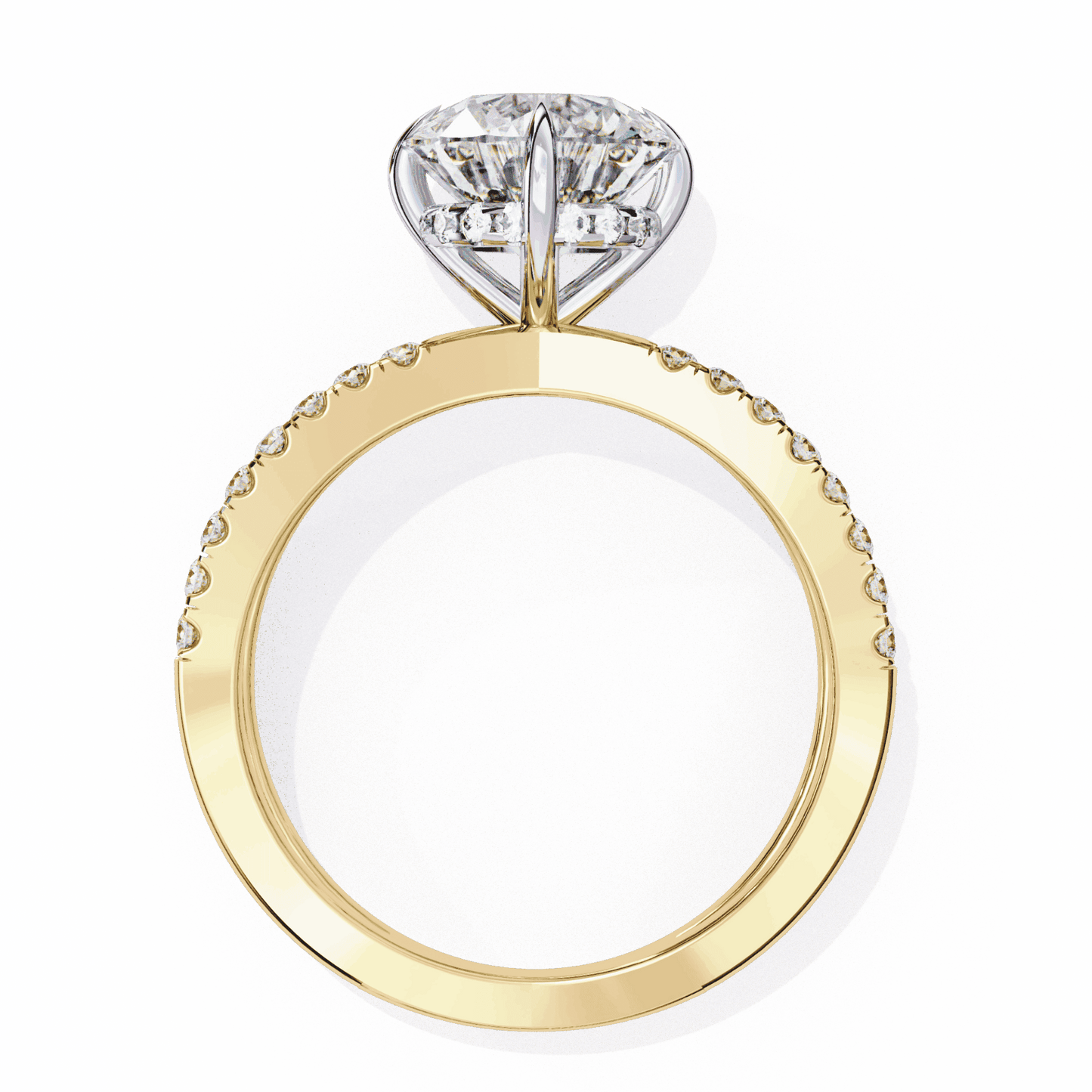 2.75 Carat Round Eternal Spark Solitaire Ring in Moissanite | House of Estara