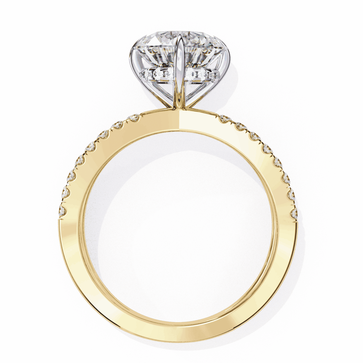 2.75 Carat Round Eternal Spark Solitaire Ring in Moissanite | House of Estara