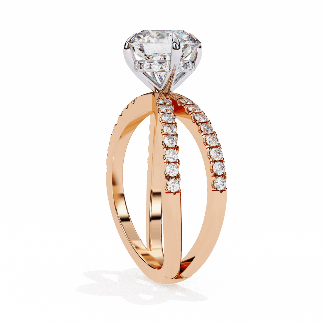 2.75 Carat Round Eternal Spark Solitaire Ring in Moissanite | House of Estara