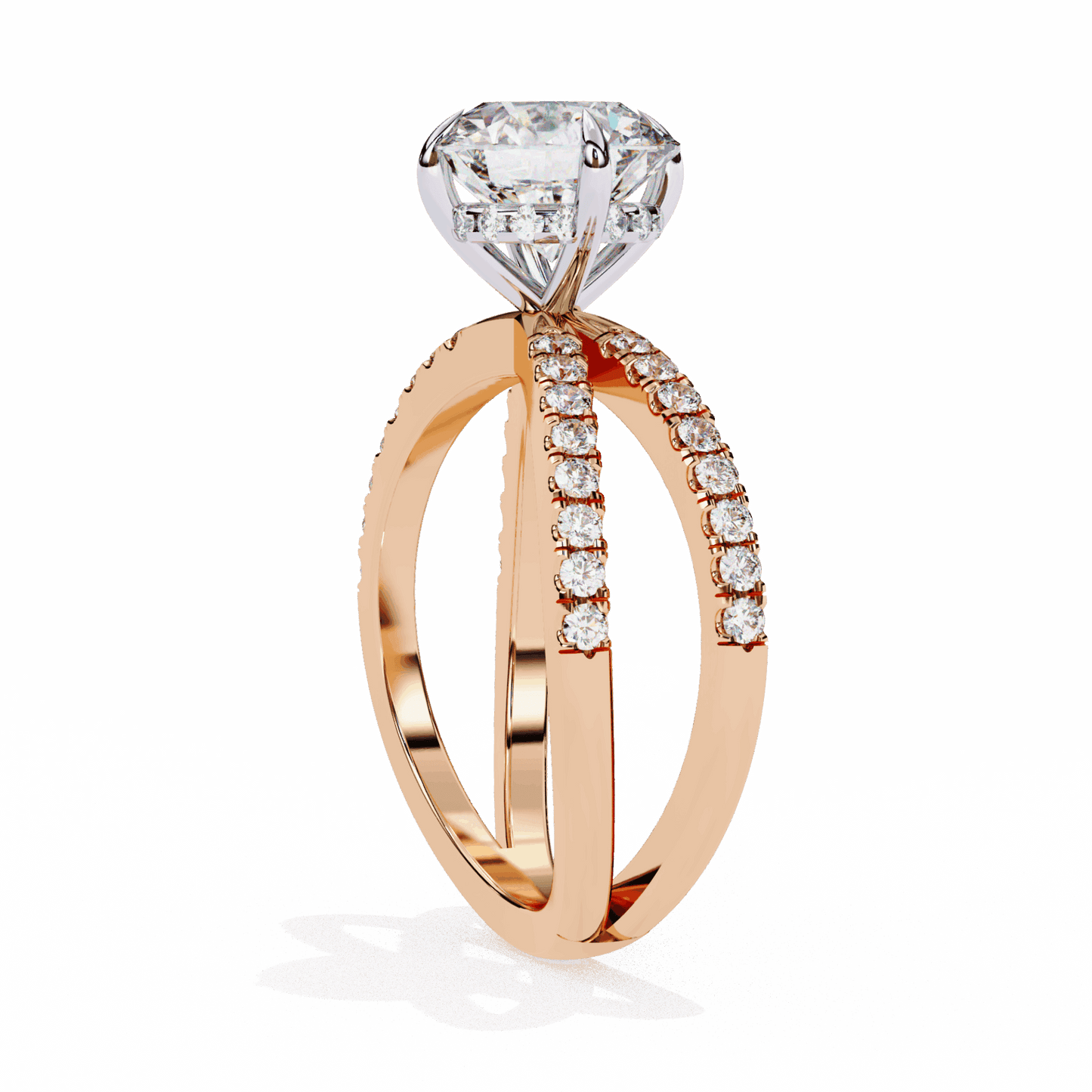 2.75 Carat Round Eternal Spark Solitaire Ring in Moissanite | House of Estara