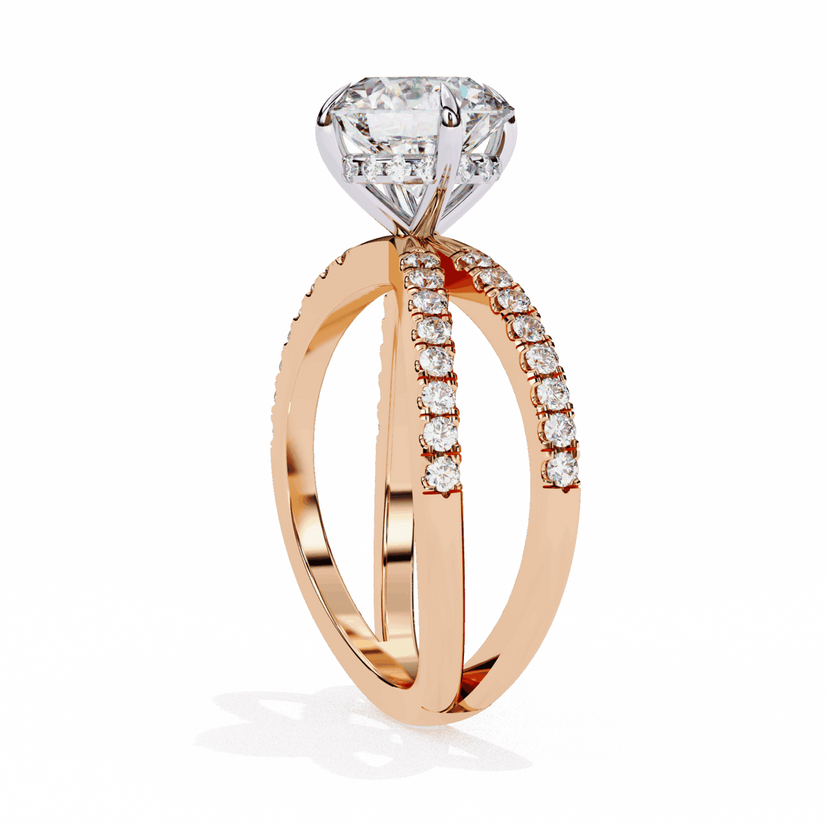 2.75 Carat Round Eternal Spark Solitaire Ring in Moissanite | House of Estara