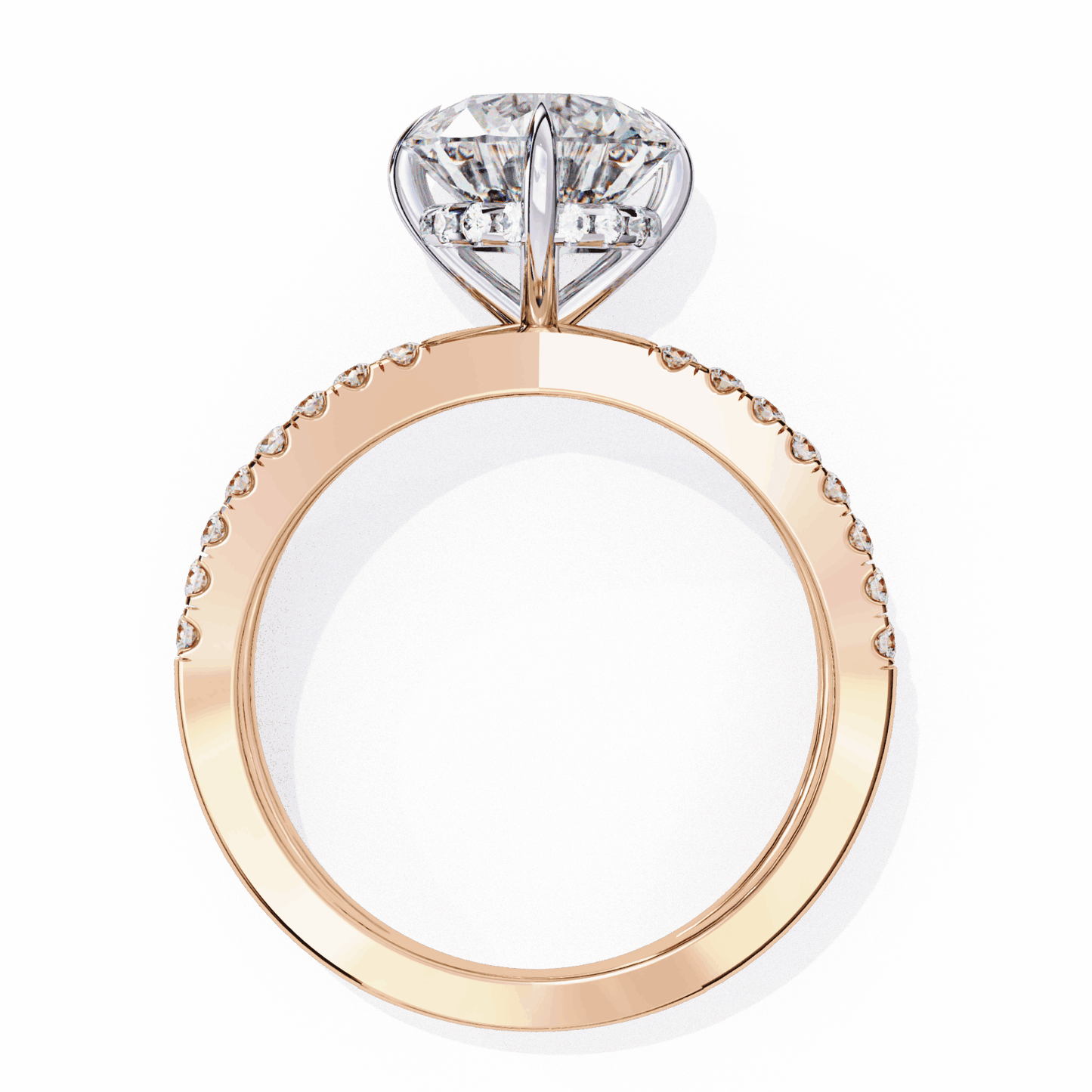 2.75 Carat Round Eternal Spark Solitaire Ring in Moissanite | House of Estara