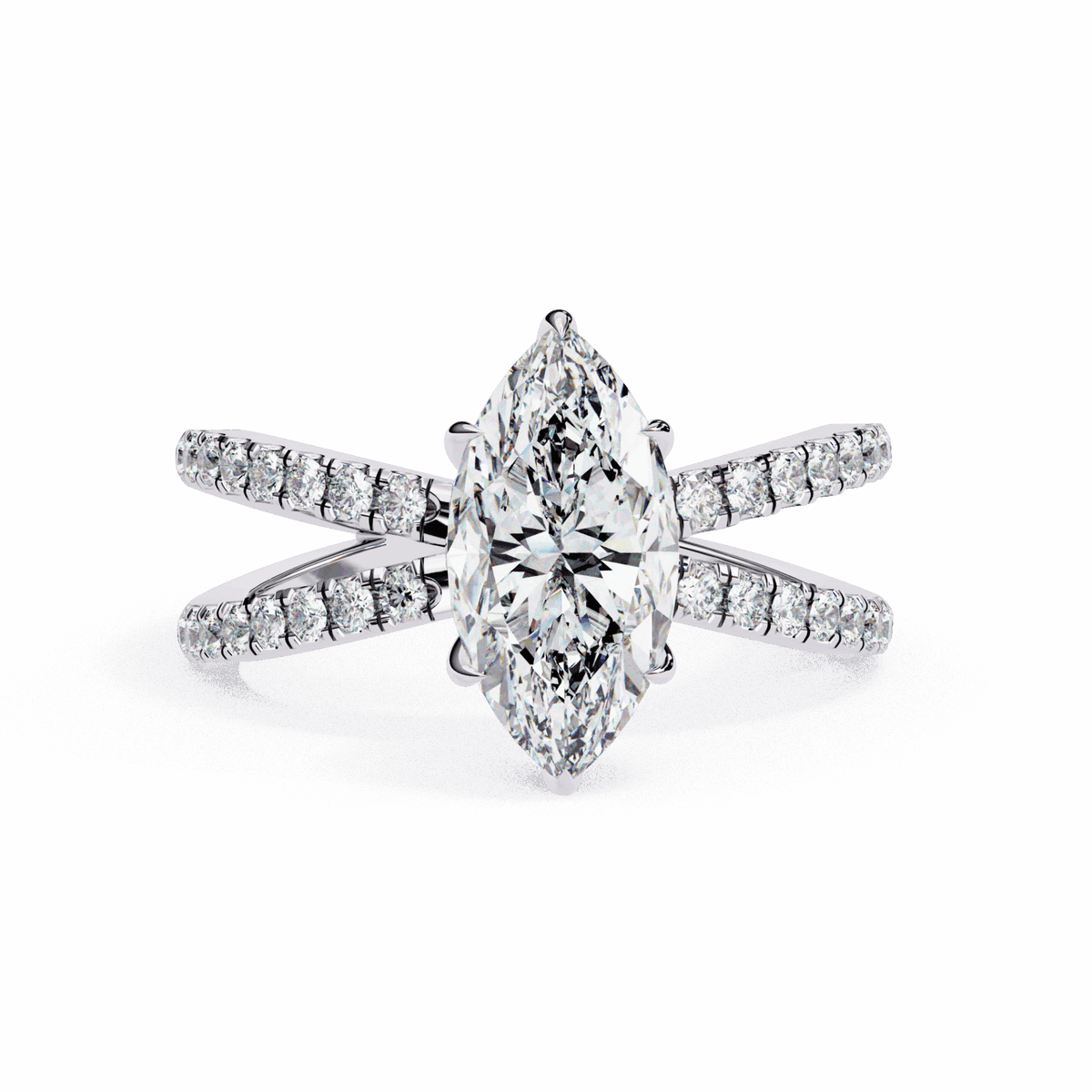 1.75 Carat Marquise Eternal Spark Solitaire Ring in Moissanite | House of Estara