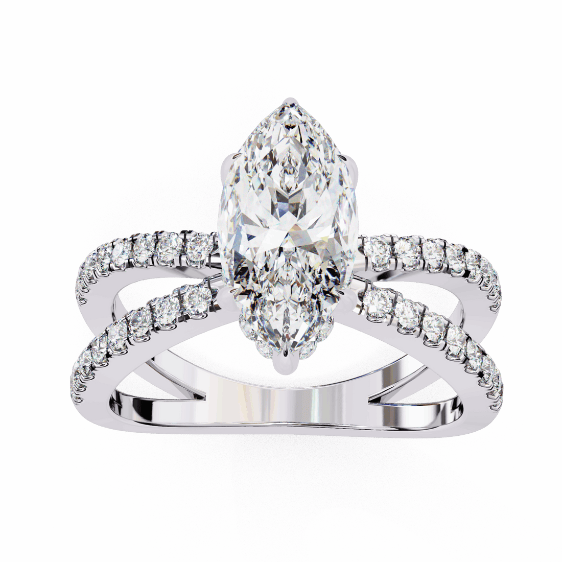 1.75 Carat Marquise Eternal Spark Solitaire Ring in Moissanite | House of Estara