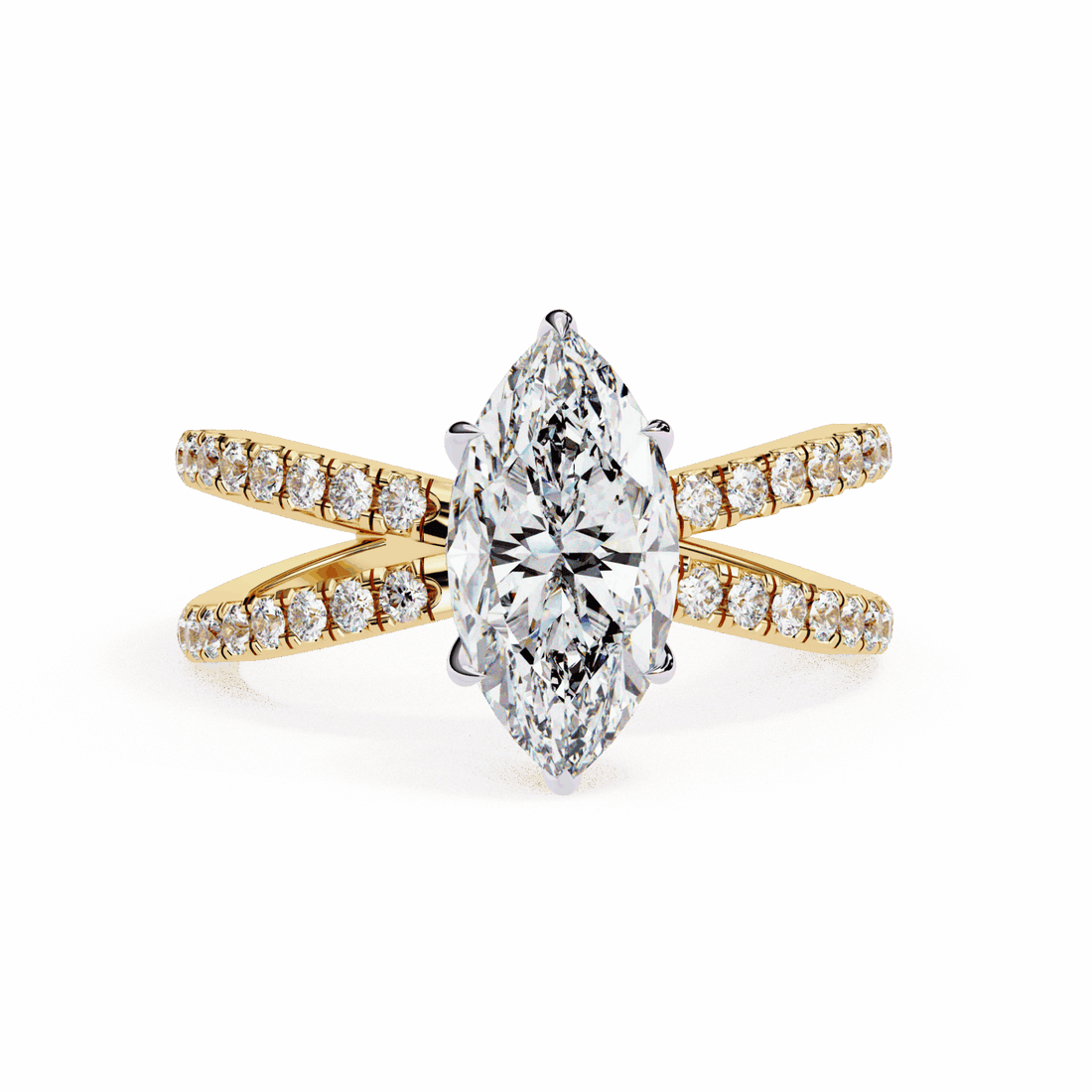1.75 Carat Marquise Eternal Spark Solitaire Ring in Moissanite | House of Estara