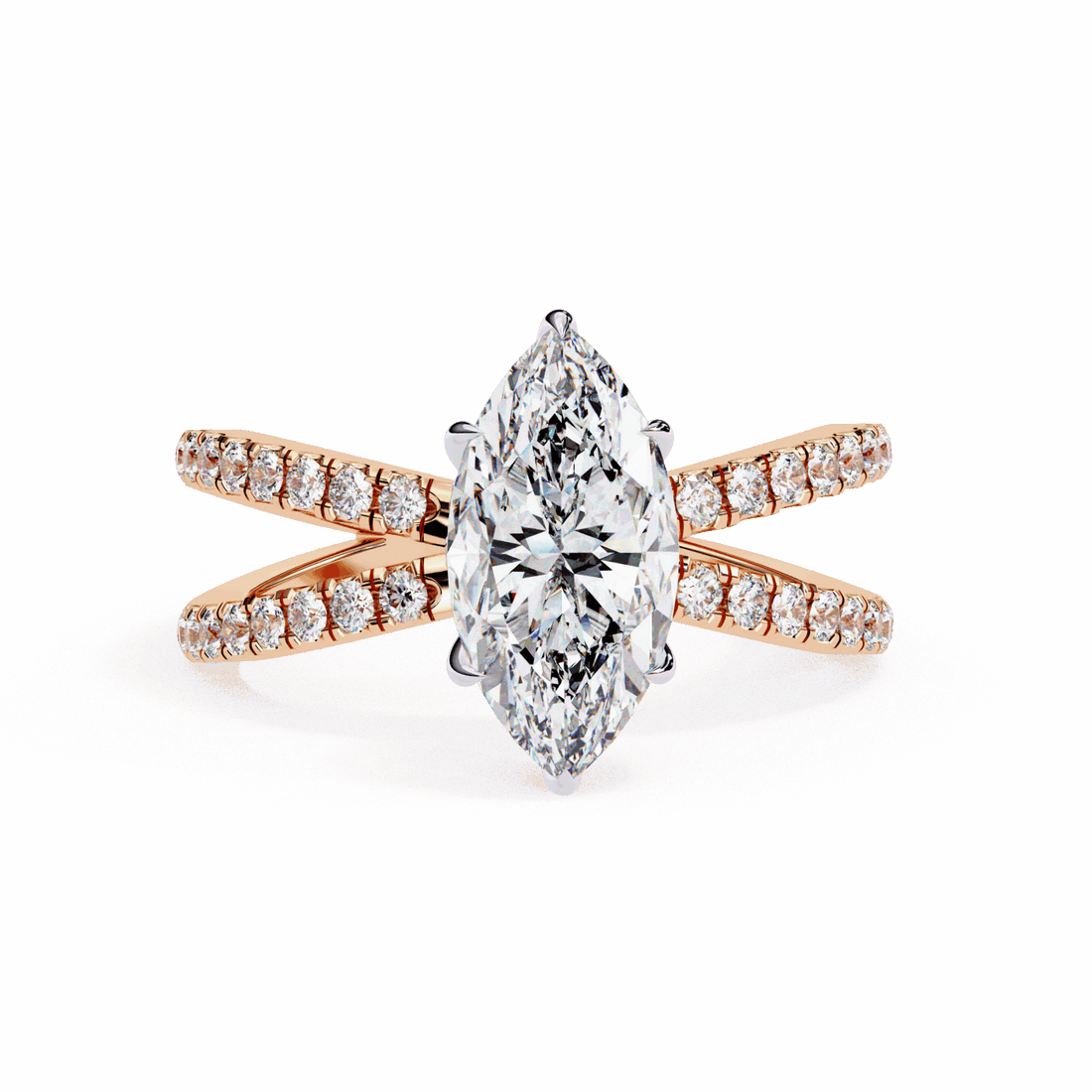 1.75 Carat Marquise Eternal Spark Solitaire Ring in Moissanite | House of Estara
