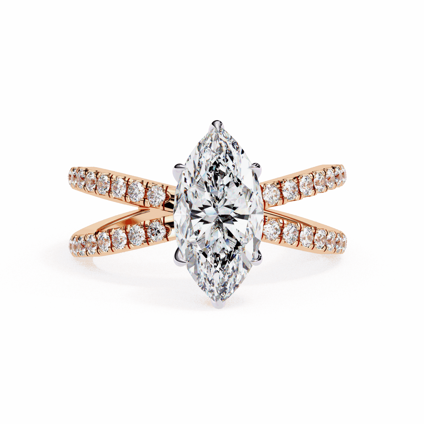 1.75 Carat Marquise Eternal Spark Solitaire Ring in Moissanite | House of Estara