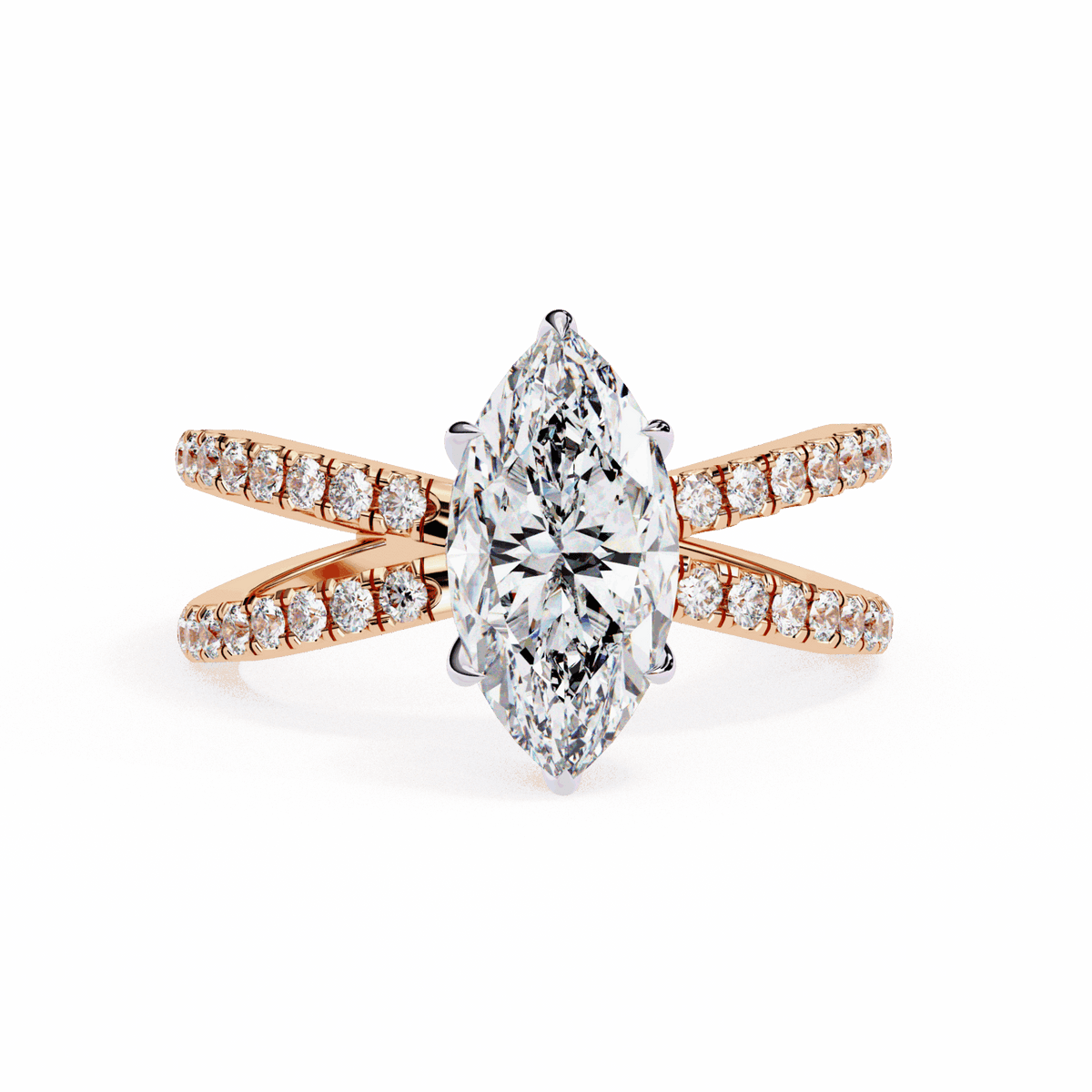 1.75 Carat Marquise Eternal Spark Solitaire Ring in Moissanite | House of Estara