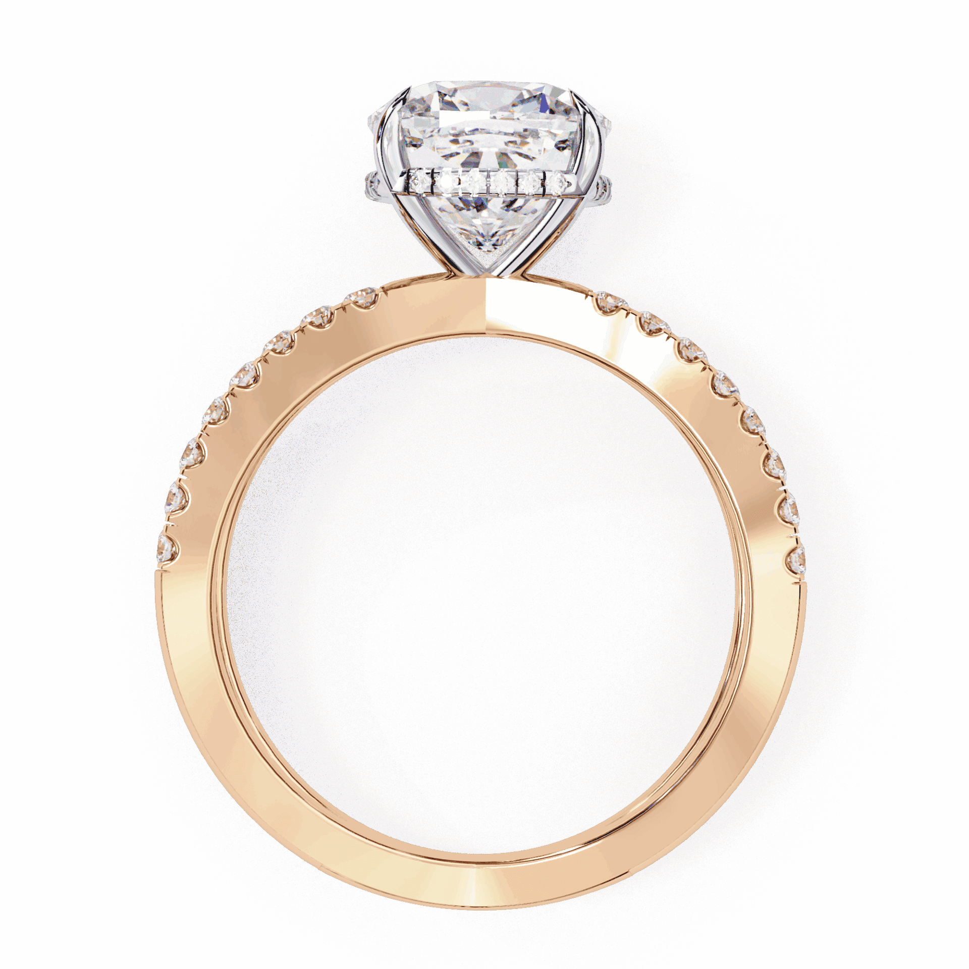 2.5 Carat Cushion Eternal Spark Solitaire Ring in Moissanite | House of Estara
