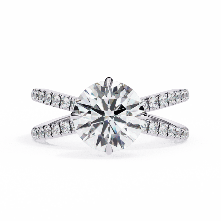 2.25 Carat Round Endless Promise Solitaire Ring in Moissanite | House of Estara