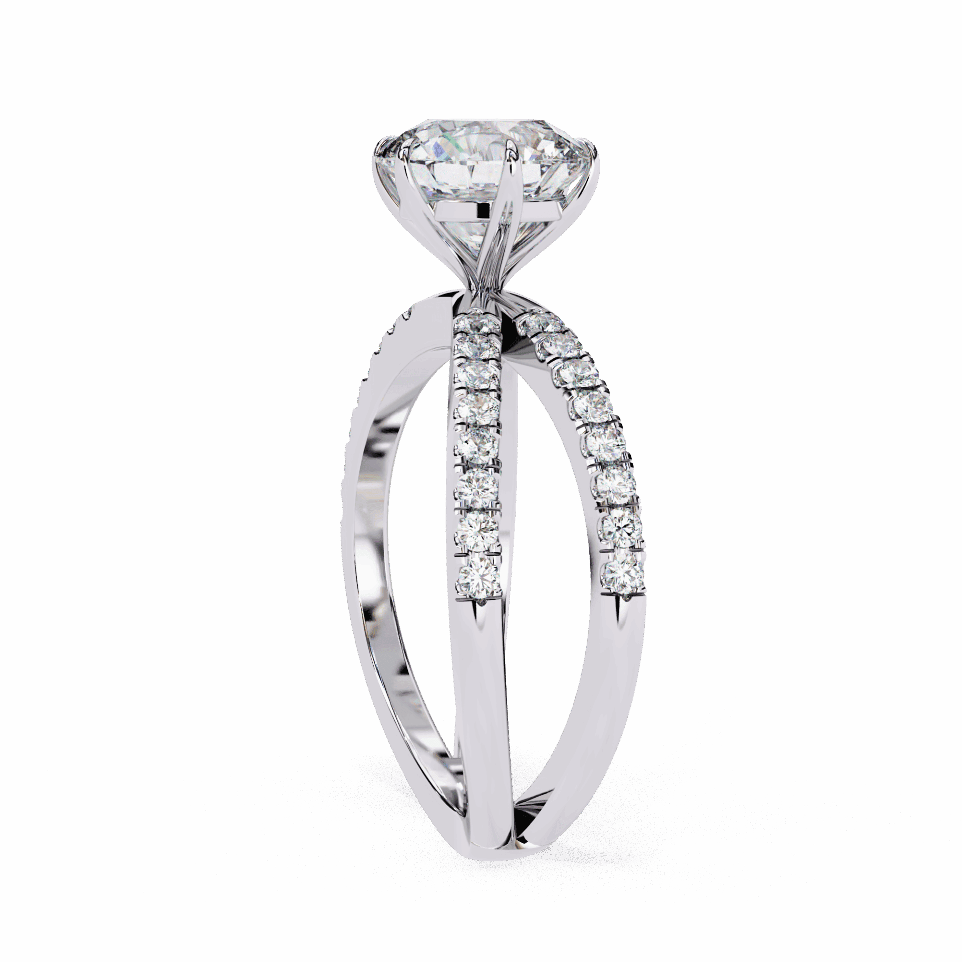 2.25 Carat Round Endless Promise Solitaire Ring in Moissanite | House of Estara