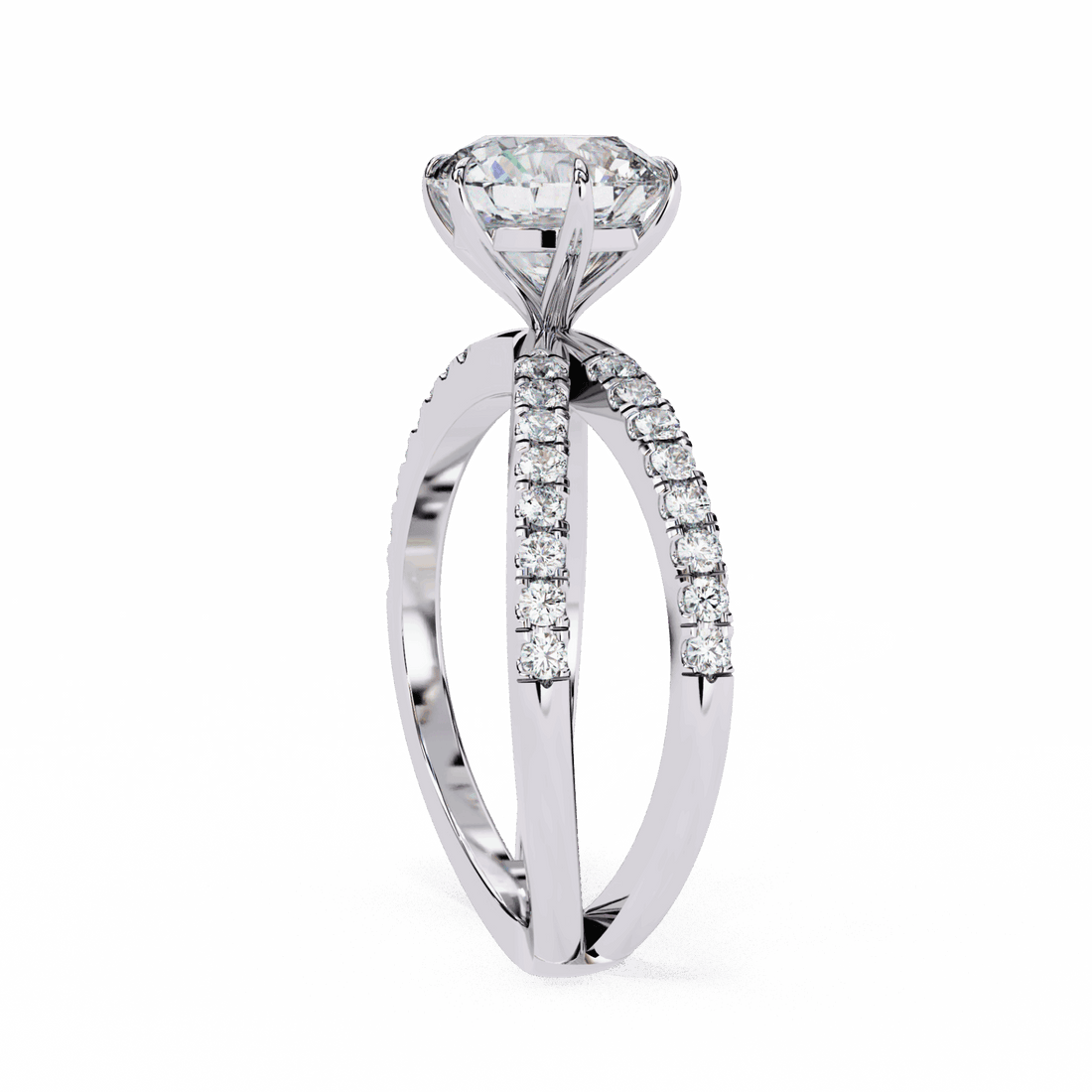 2.25 Carat Round Endless Promise Solitaire Ring in Moissanite | House of Estara