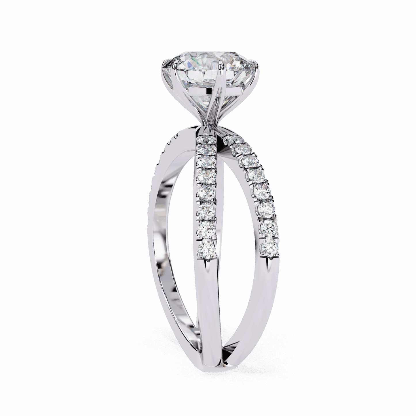 2.25 Carat Round Endless Promise Solitaire Ring in Moissanite | House of Estara