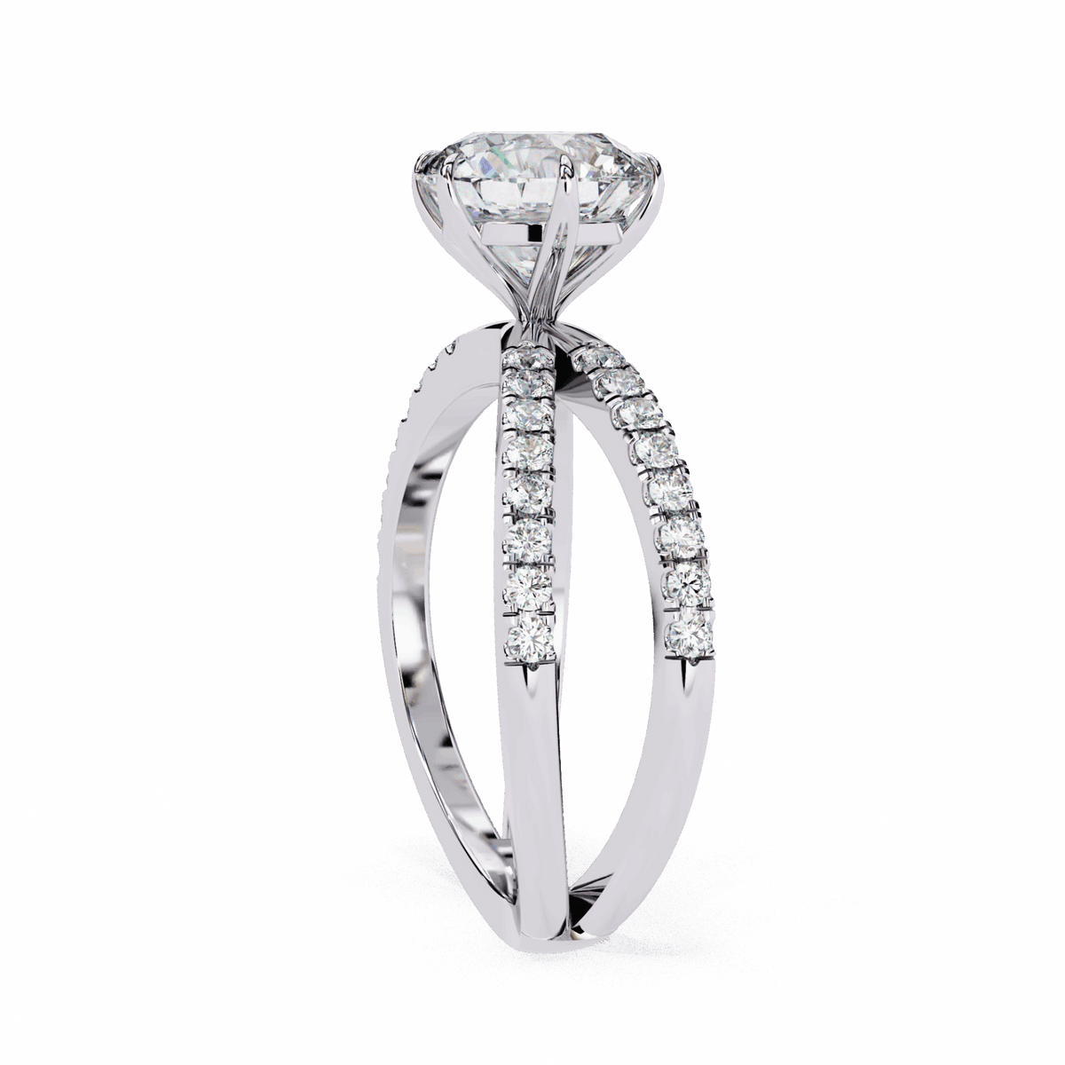 2.25 Carat Round Endless Promise Solitaire Ring in Moissanite | House of Estara