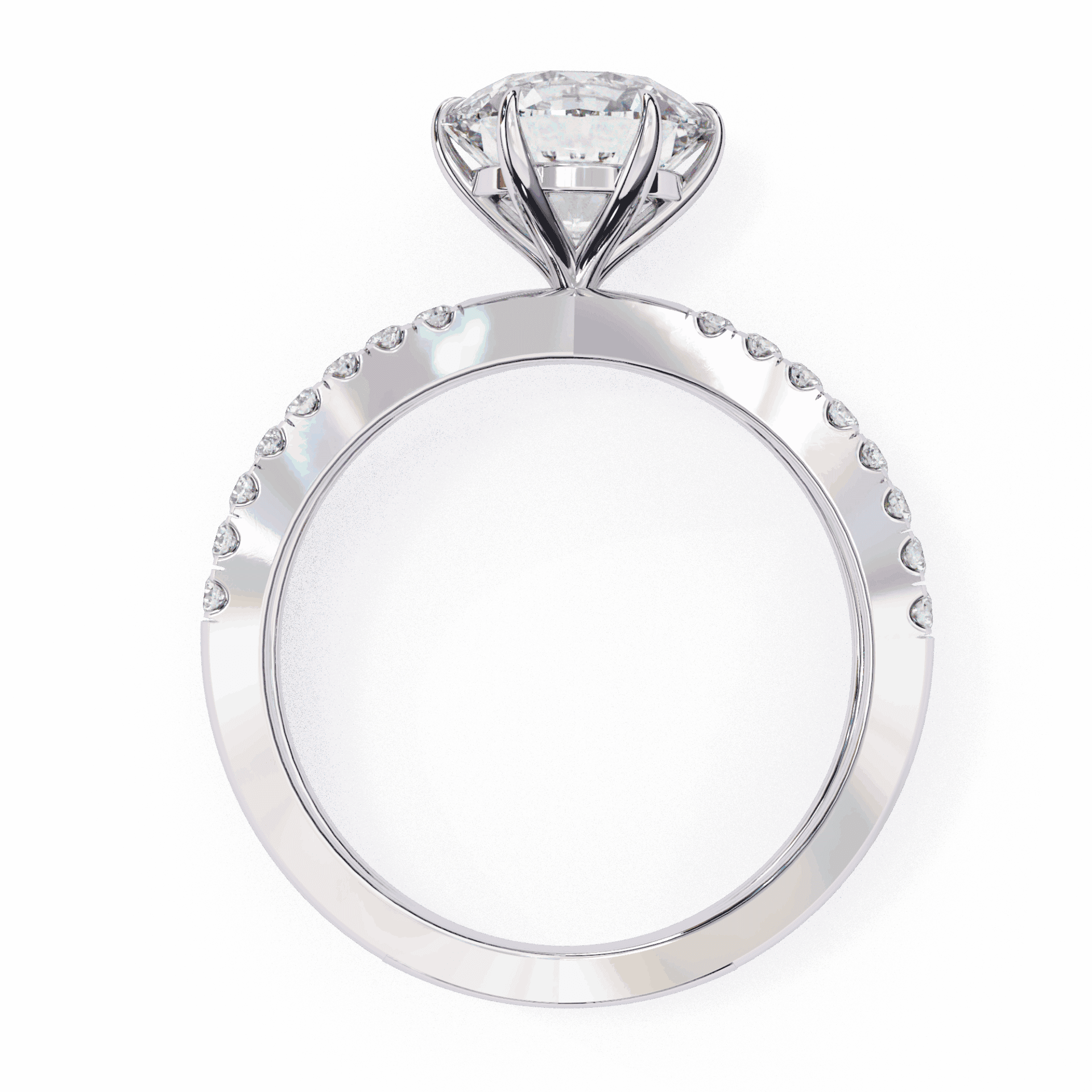 2.25 Carat Round Endless Promise Solitaire Ring in Moissanite | House of Estara